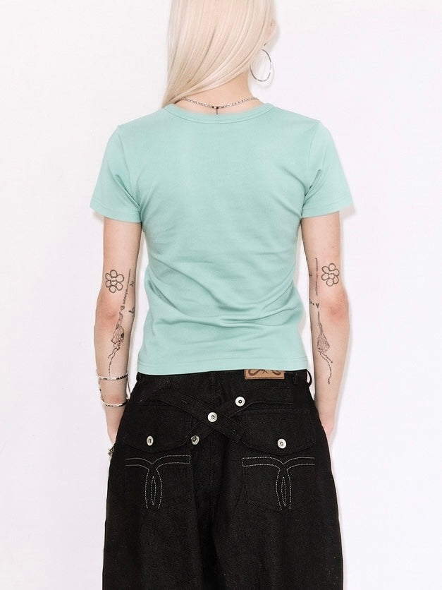 【FANCY CLUB】BAYWATCH CROP TEE