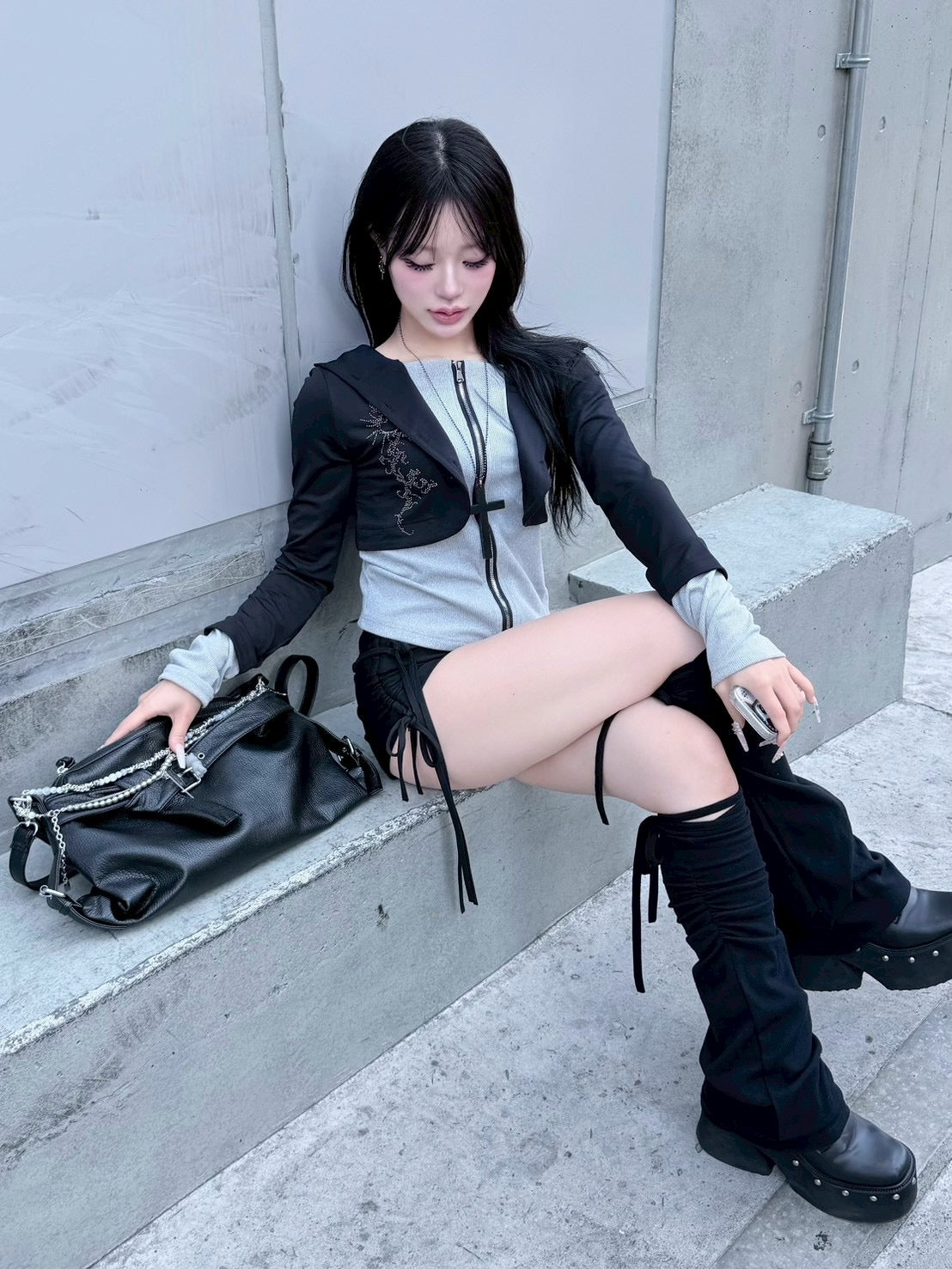 受注制【nmtc +】side gather shorts (2color)