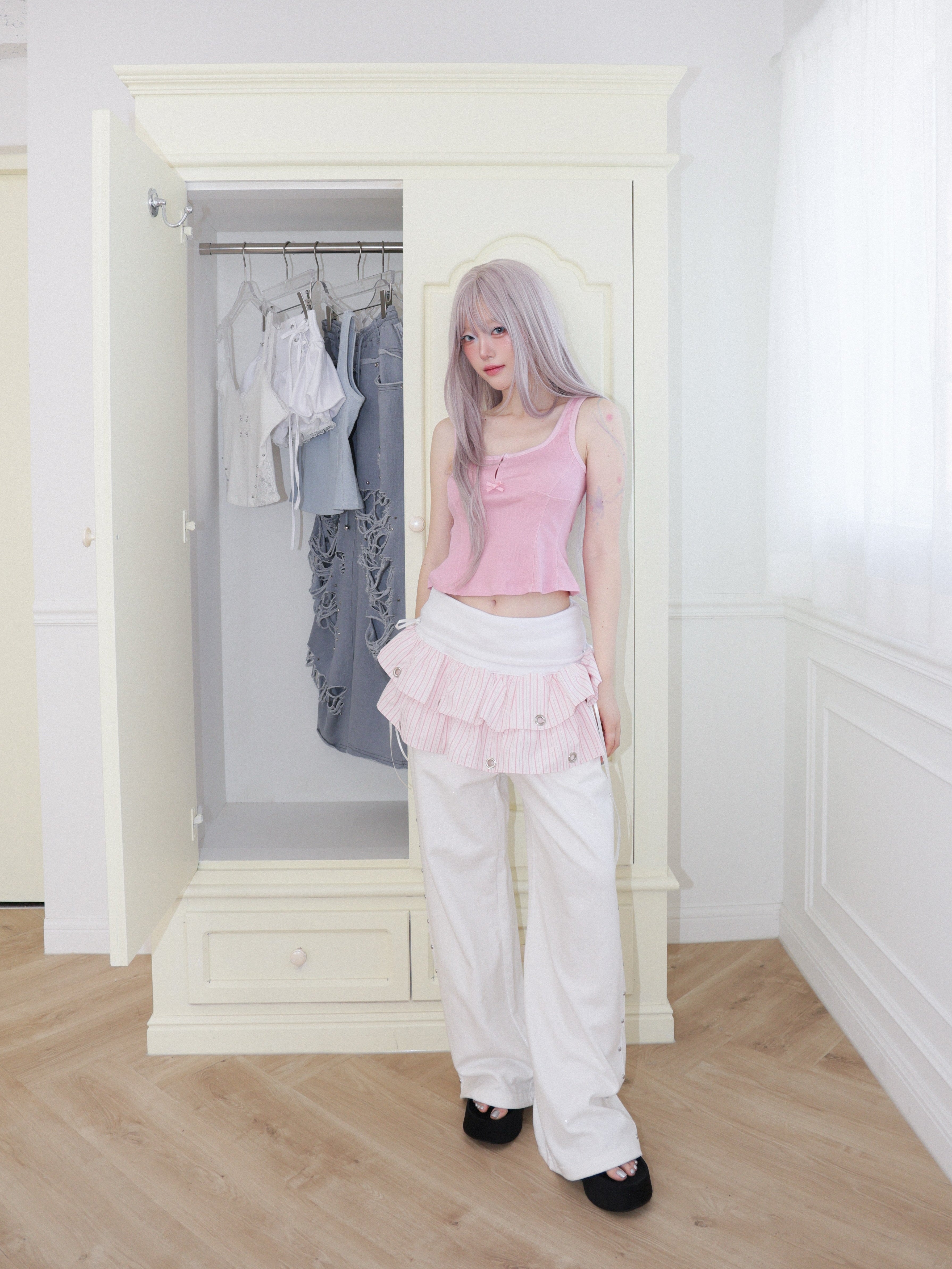 【CHERRYQUIRI】Hook Line Sleeveless