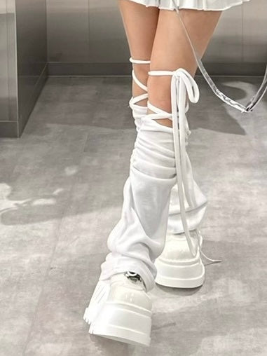nmtc+】ribbon legwarmer (3color) – PRESSING WEB SHOP
