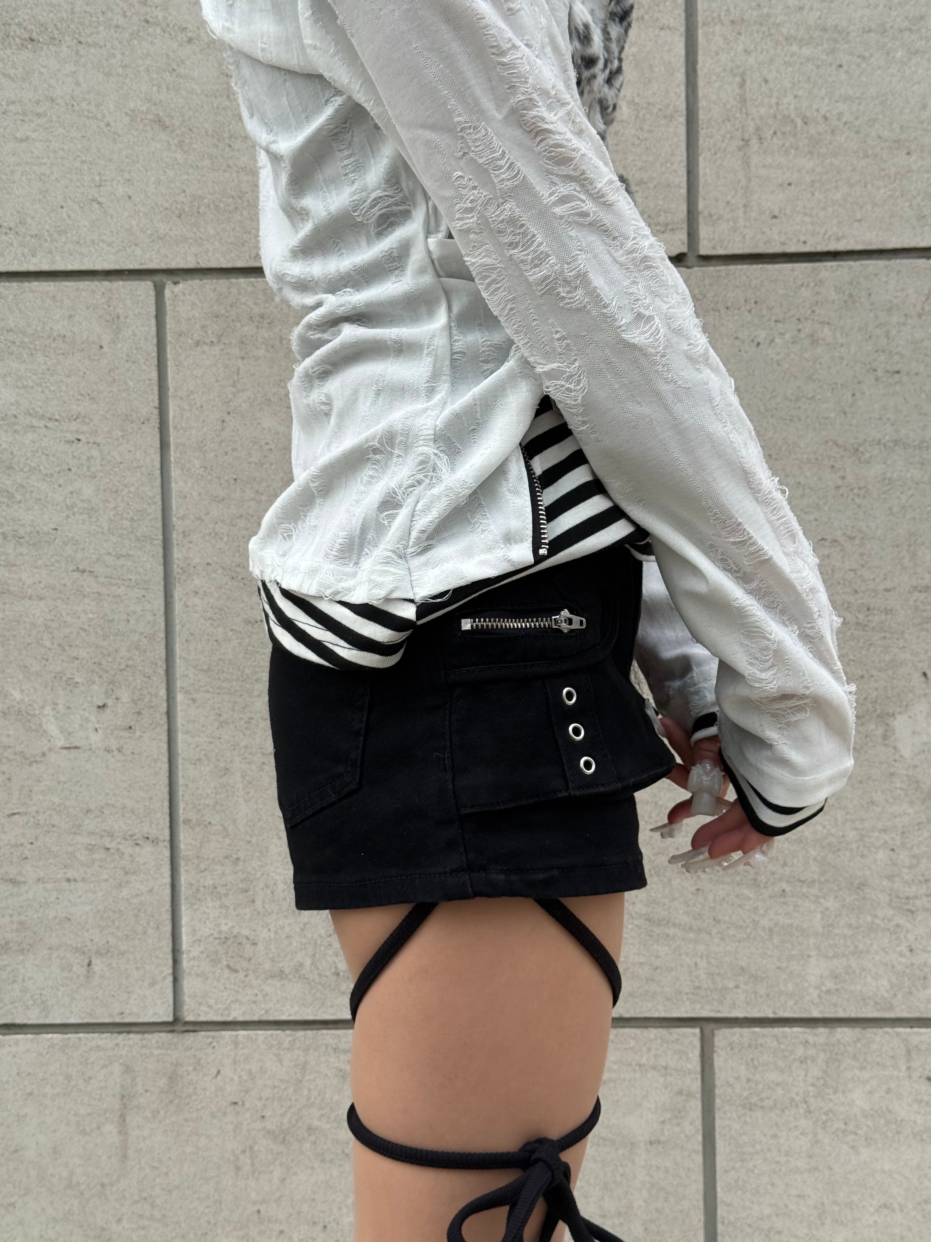 受注制【Never mind the XU】cargo short pants (2color)