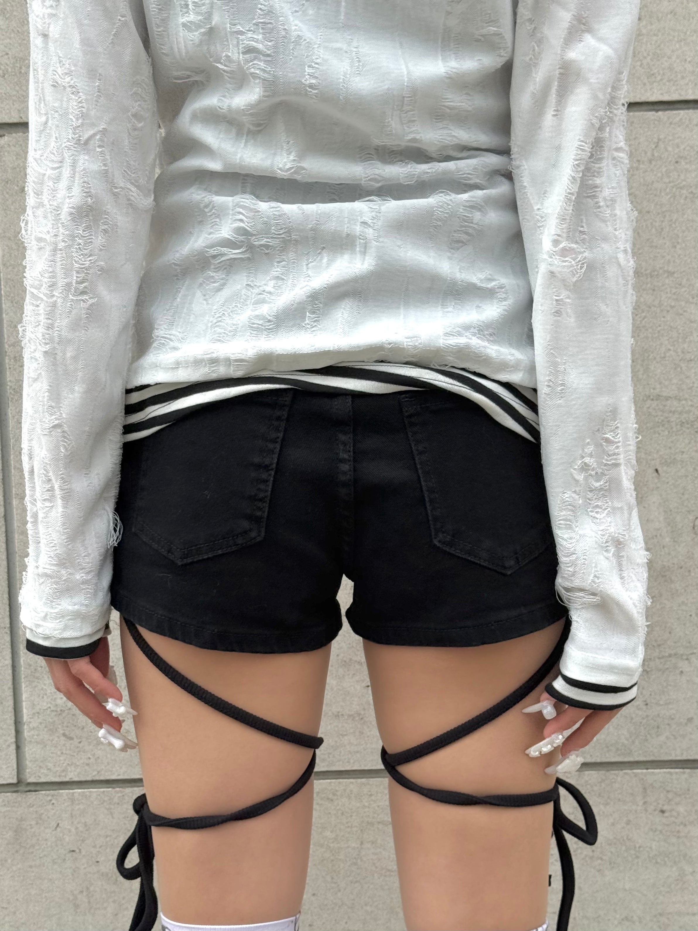 受注制【Never mind the XU】cargo short pants (2color)