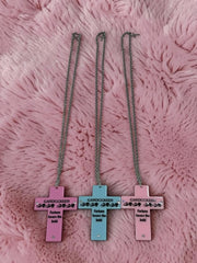 【Never mind the XU】cross fortune necklace (3color)