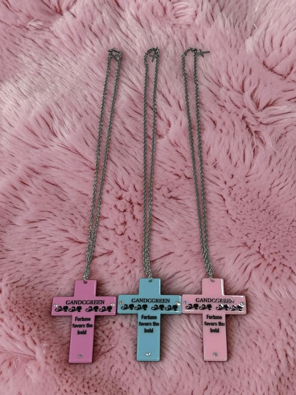 【Never mind the XU】cross fortune necklace (3color)