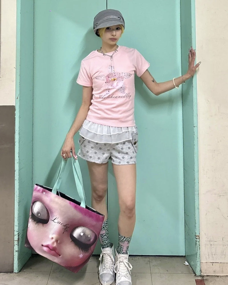 国際配送【Never mind the XU】graphic tote bag 2