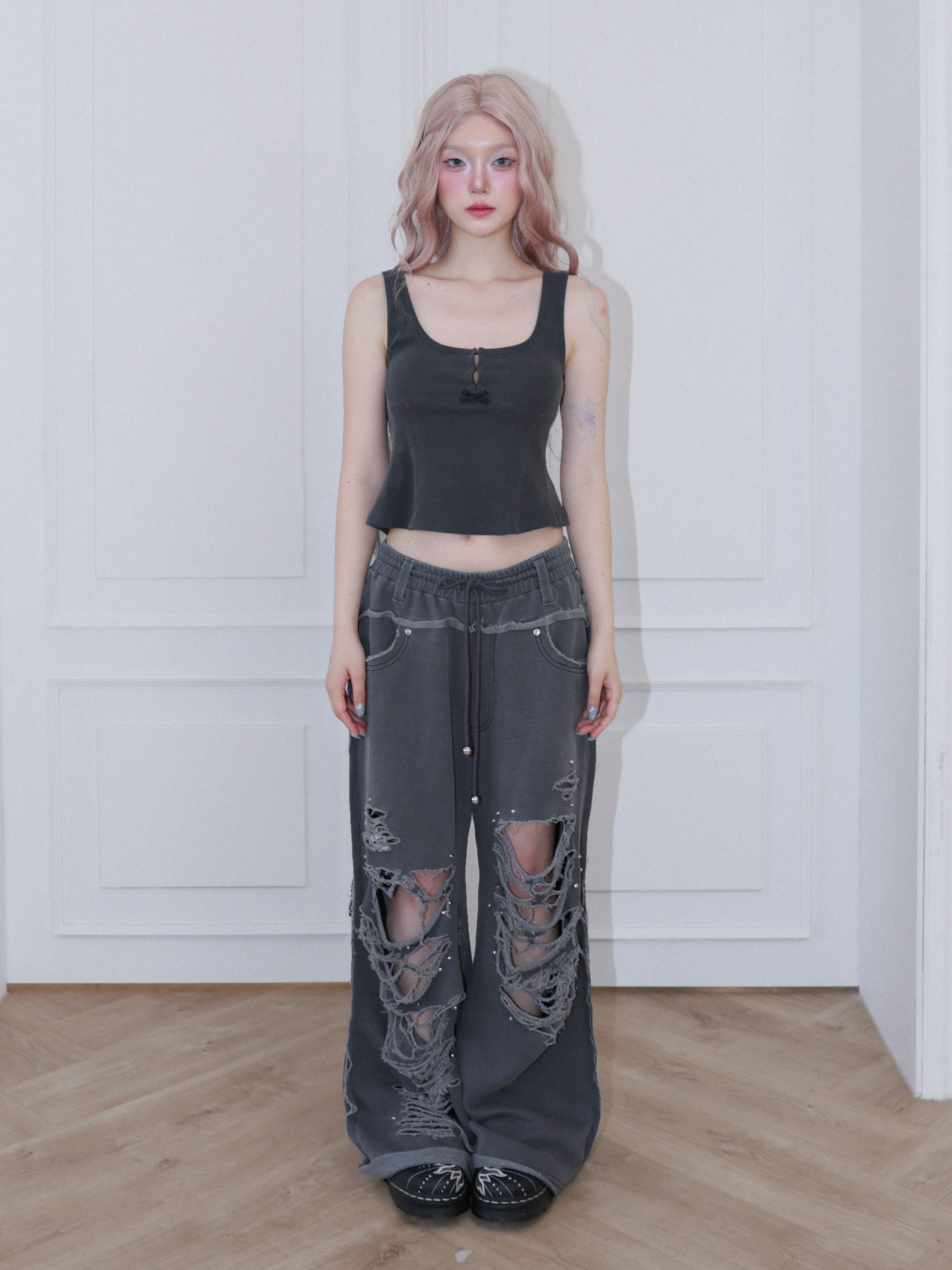 【CHERRYQUIRI】Hook Line Sleeveless