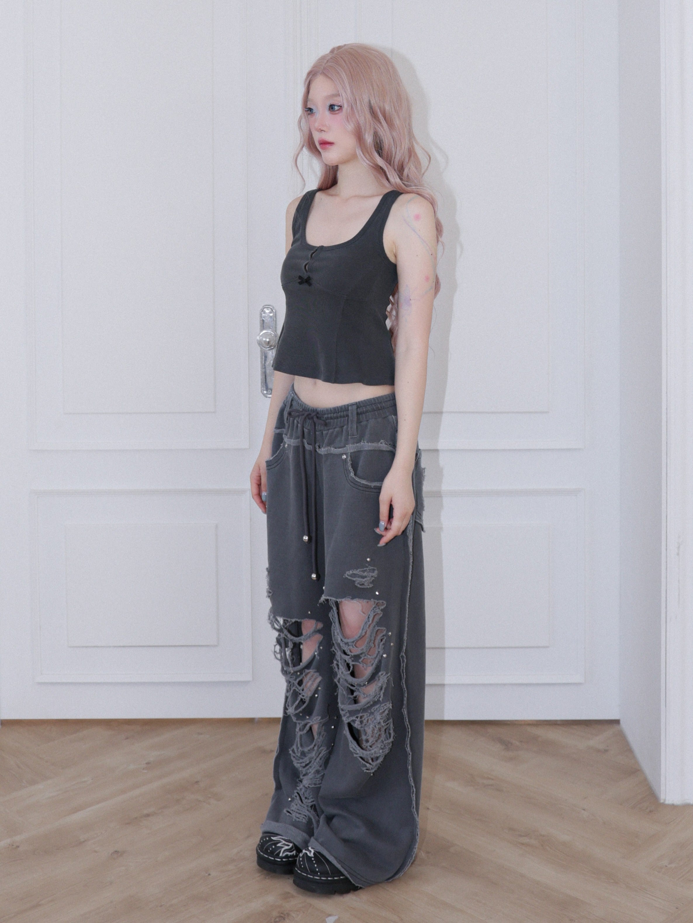 【CHERRYQUIRI】Hook Line Sleeveless