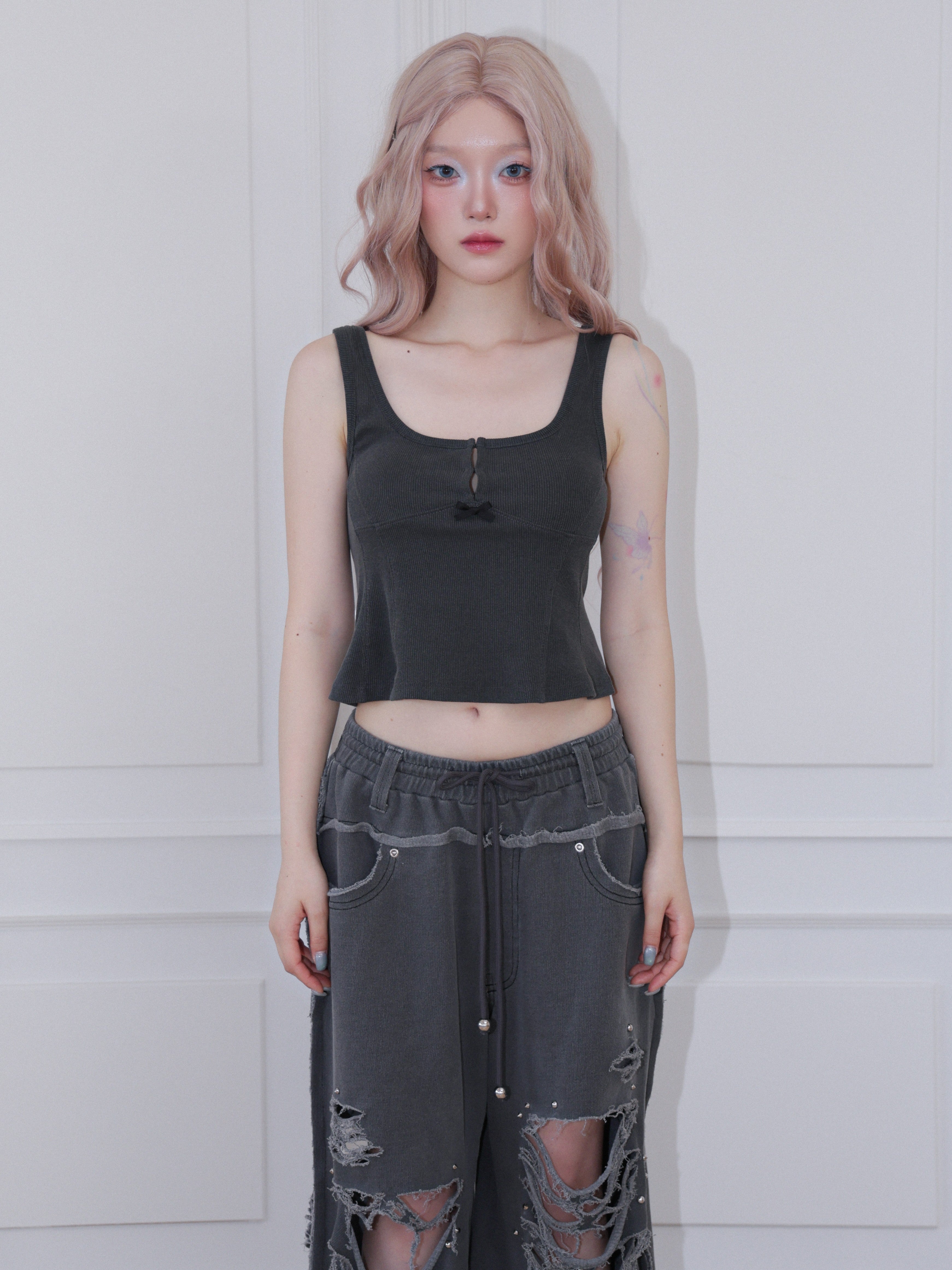【CHERRYQUIRI】Hook Line Sleeveless