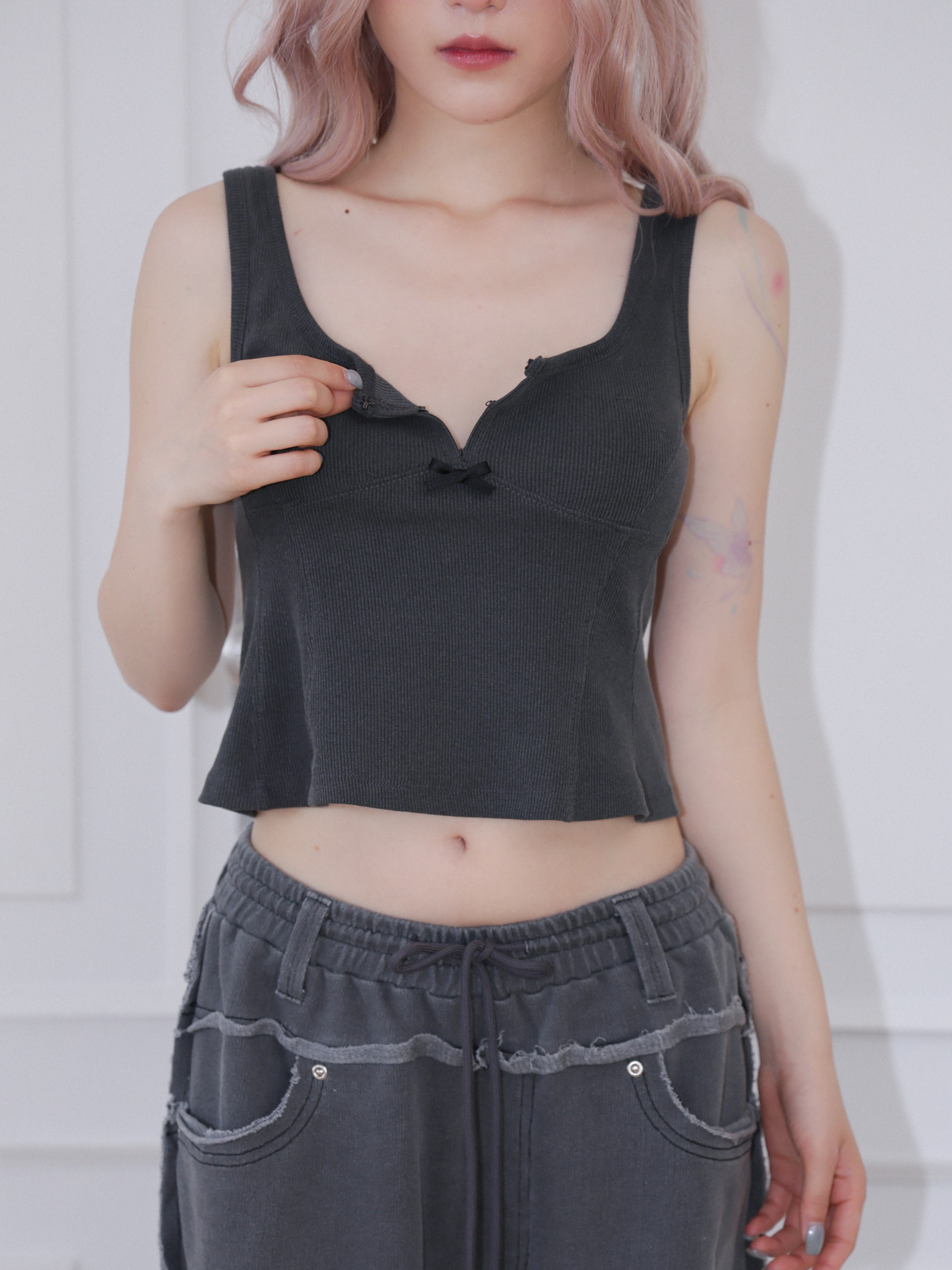 【CHERRYQUIRI】Hook Line Sleeveless