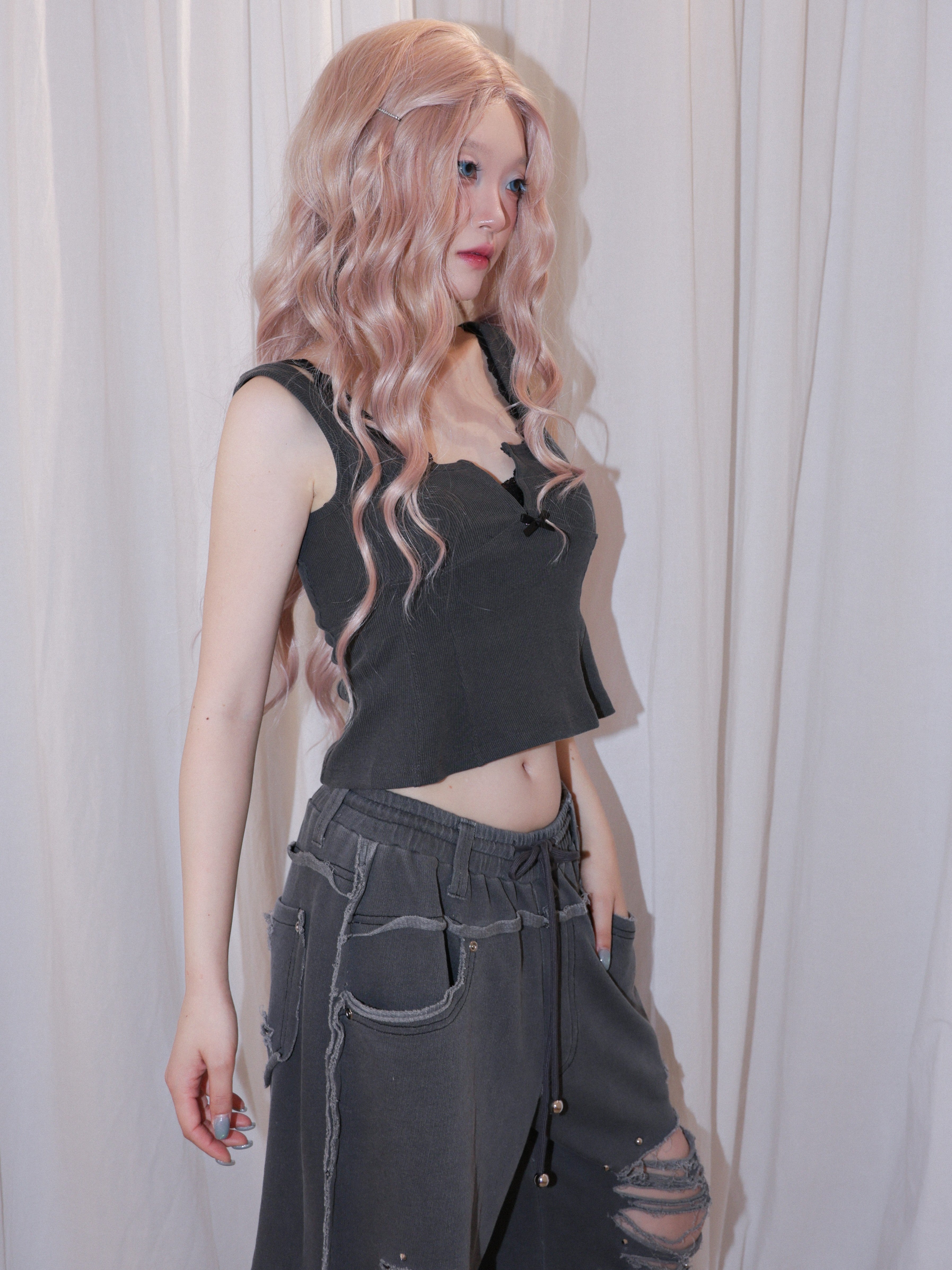 【CHERRYQUIRI】Hook Line Sleeveless