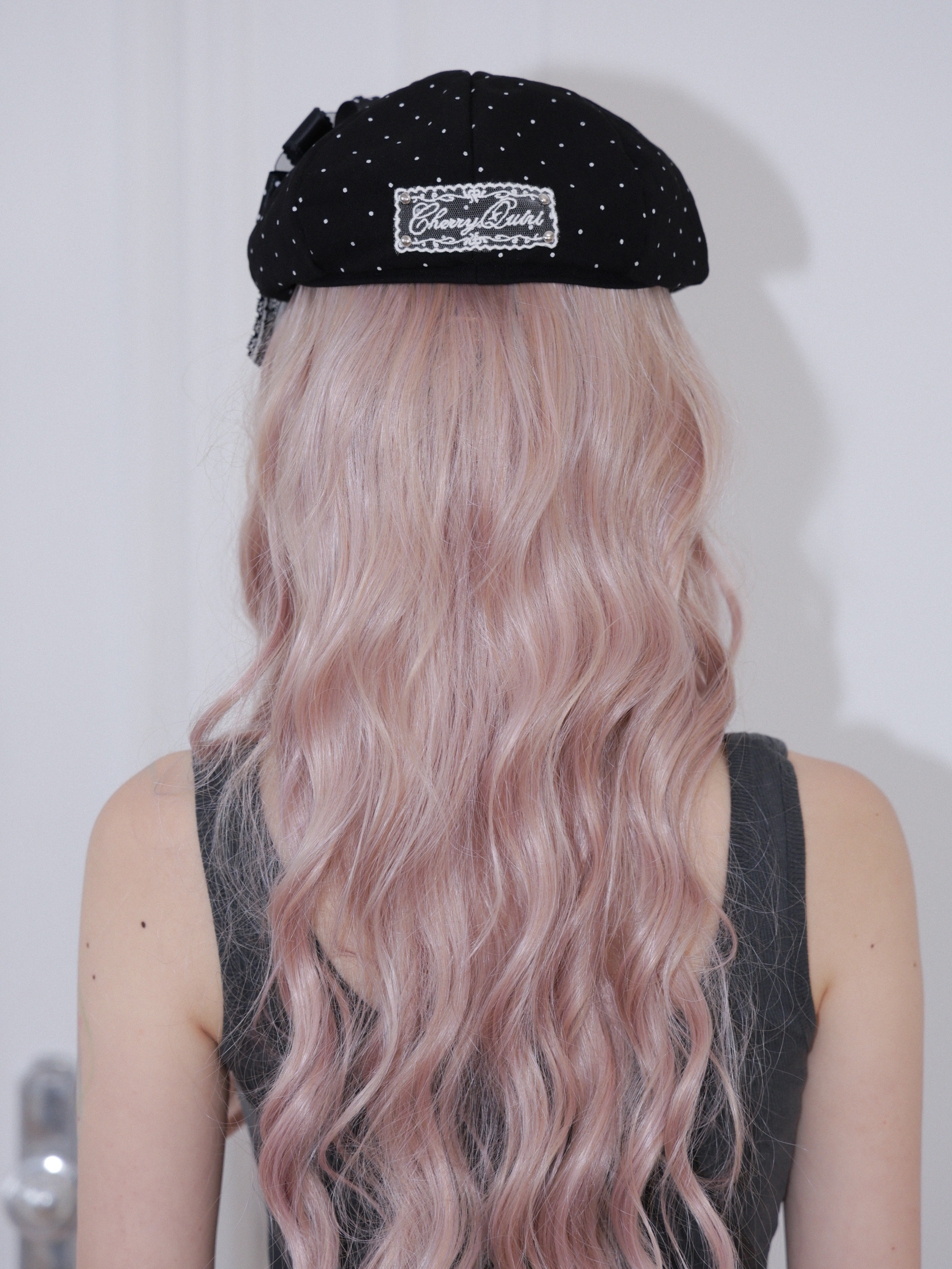 【CHERRYQUIRI】Soft Punk Rosette Newsboy Cap