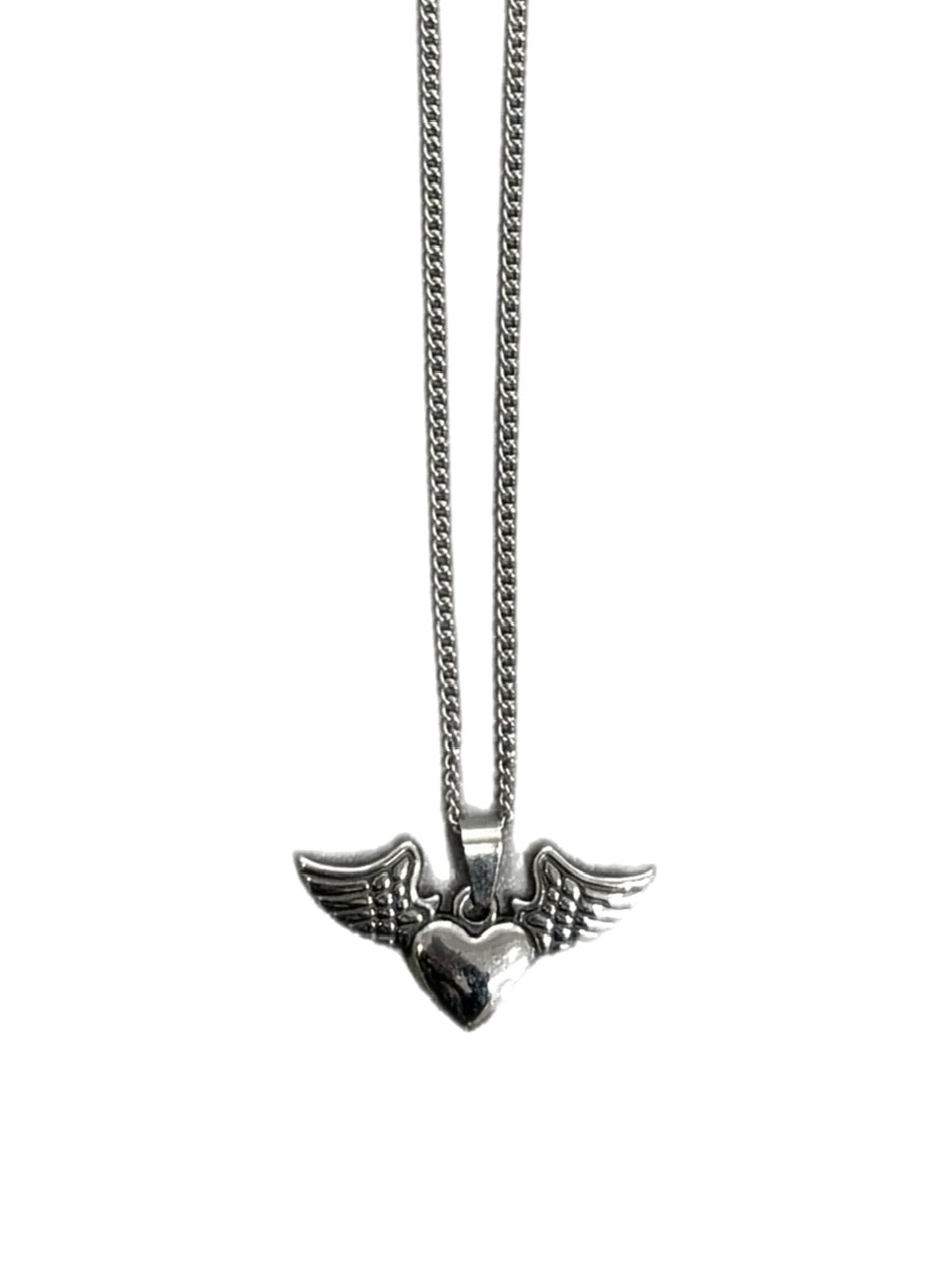 受注制【Never mind the XU】heart wing necklace