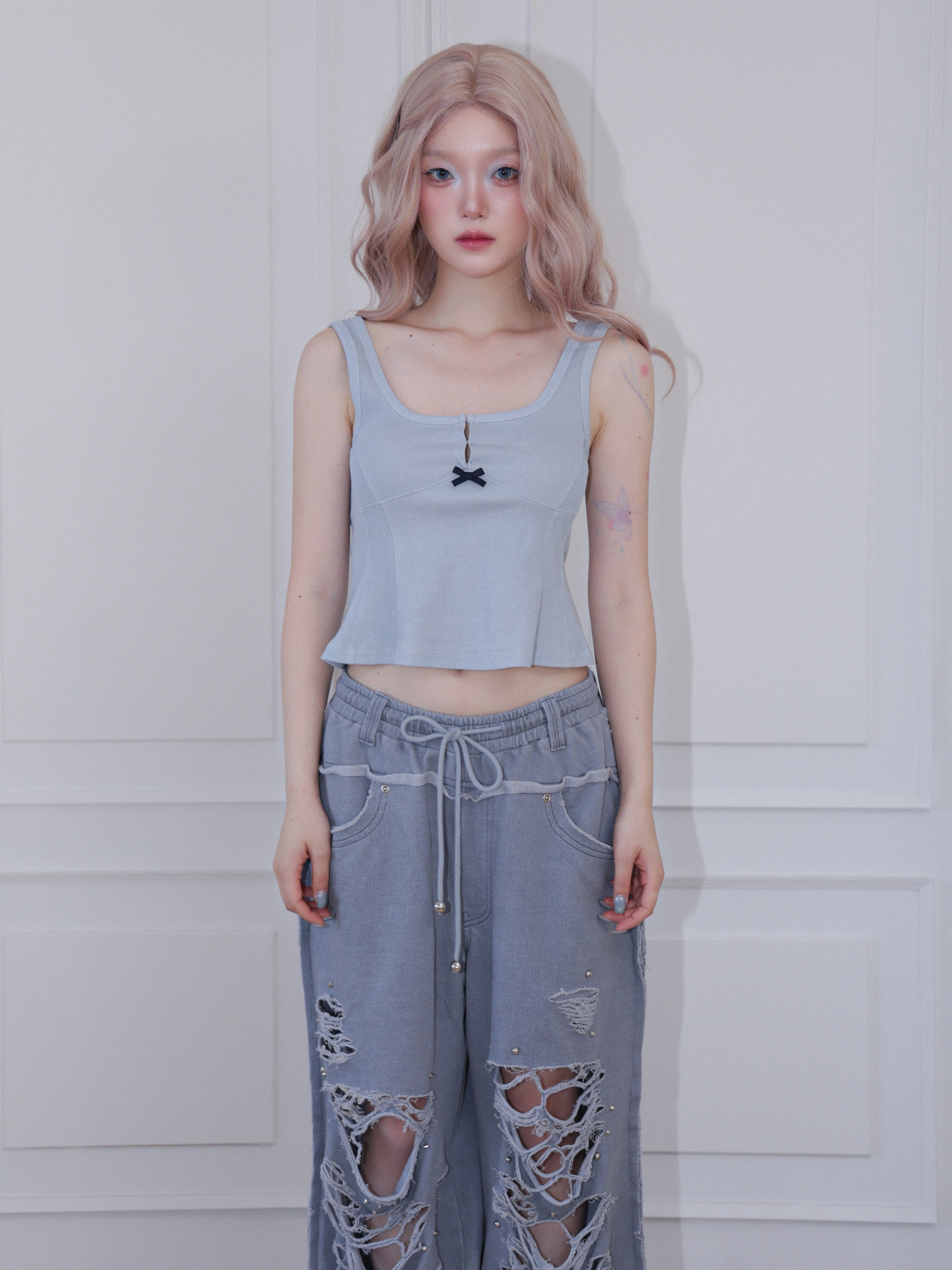 【CHERRYQUIRI】Hook Line Sleeveless