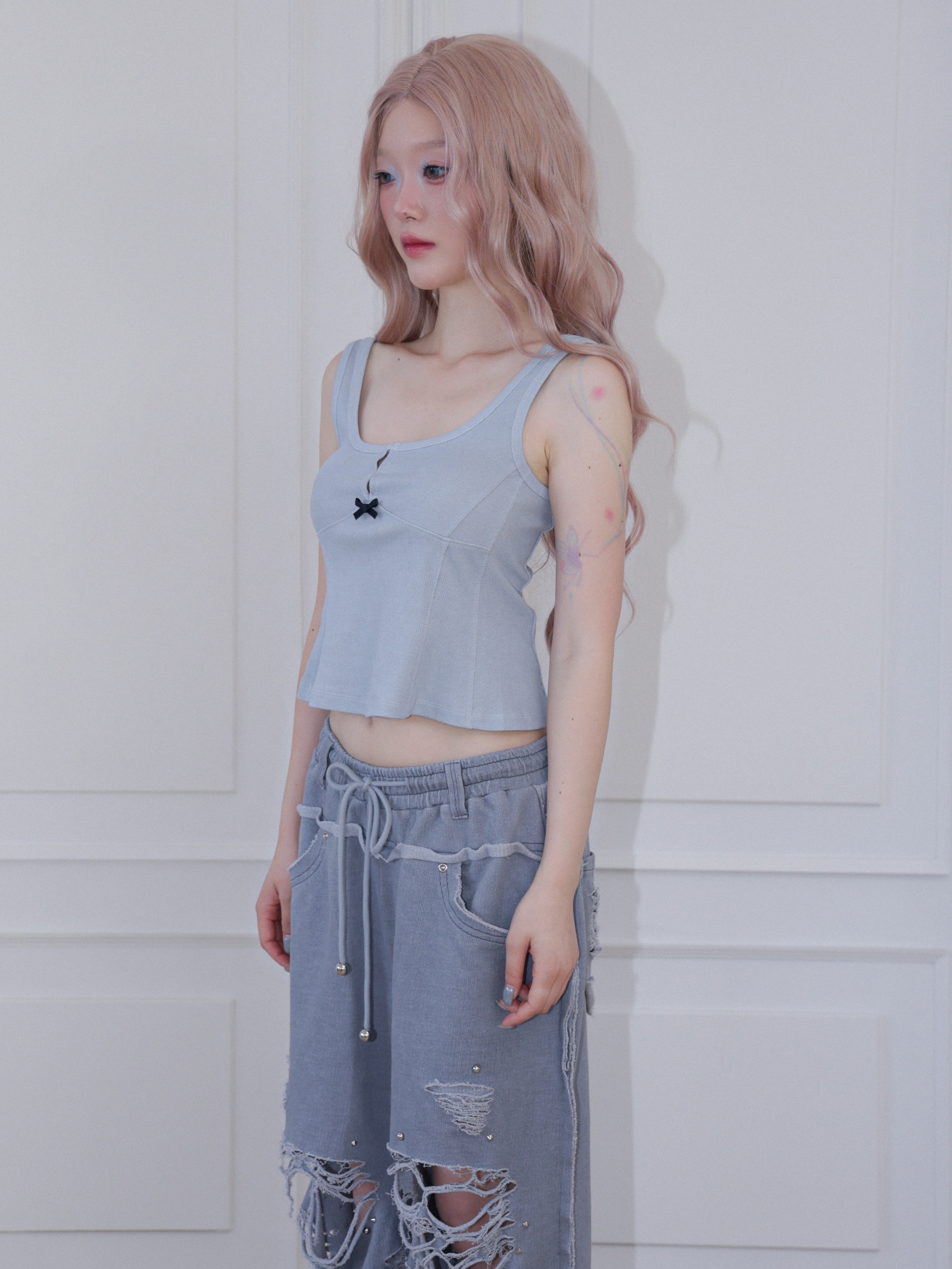 【CHERRYQUIRI】Hook Line Sleeveless