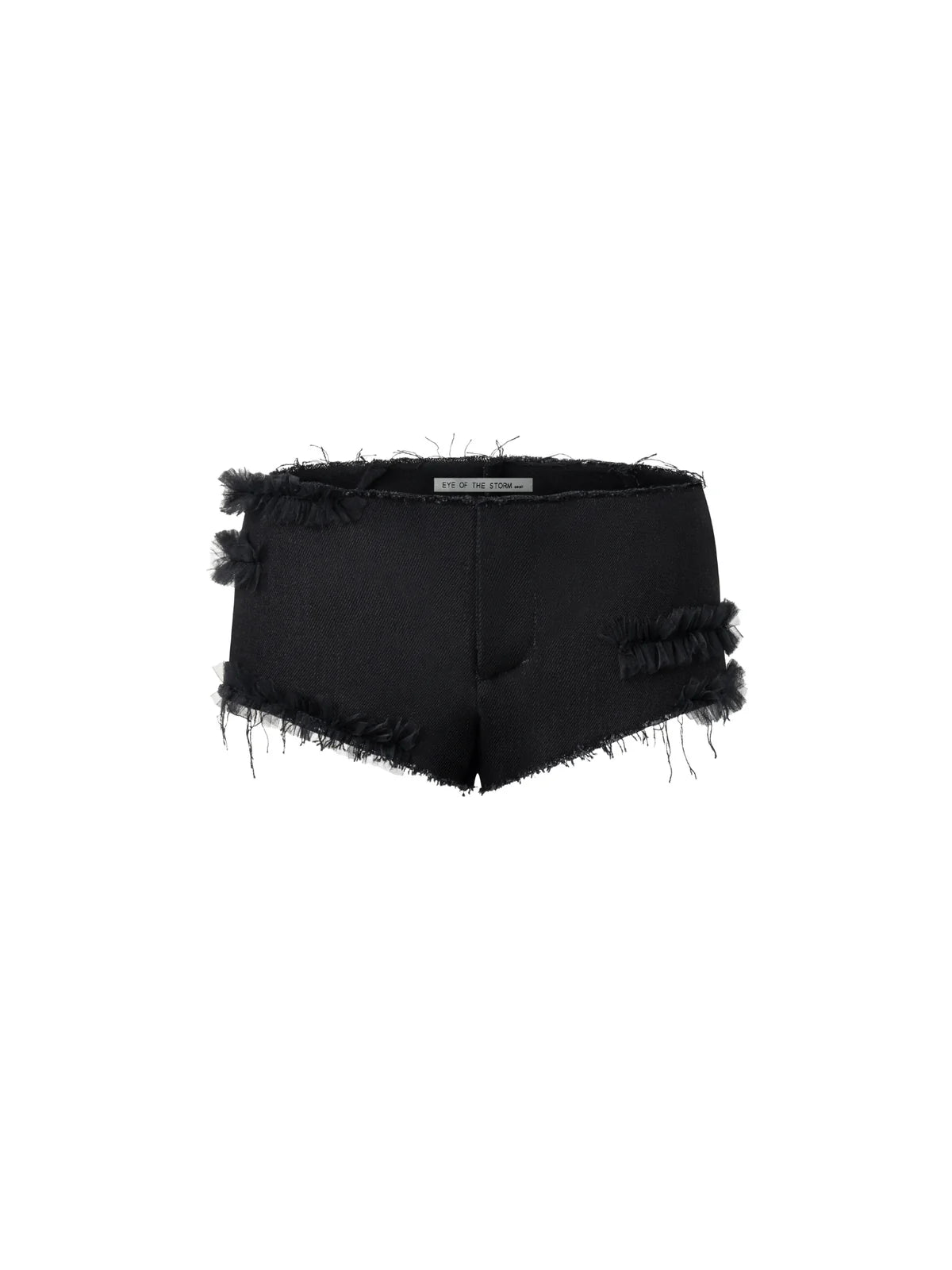 【EYE OF THE STORM】RAW RUFFLE SHORTS