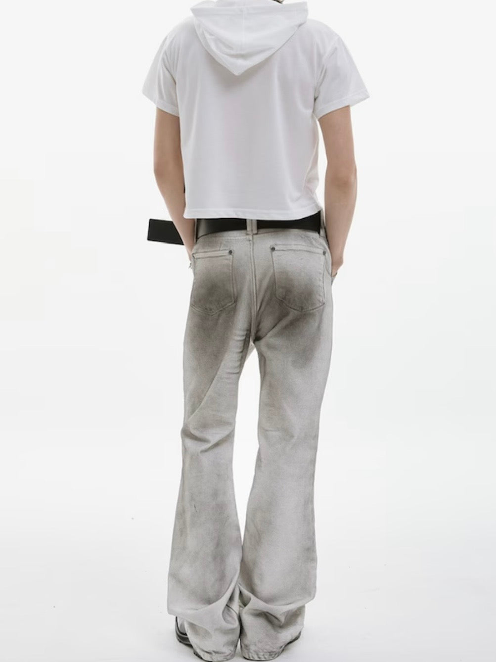 【ESC STUDIO】attractive bootcut jeans/ 【イーエスシーステュディオ】アトラクティブブーツカットデニムパンツ