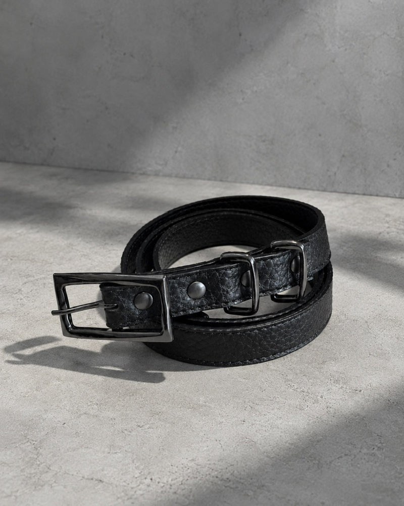 国際配送【RENOL】crinkled horsehide belt