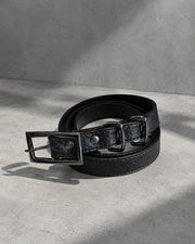 国際配送【RENOL】crinkled horsehide belt