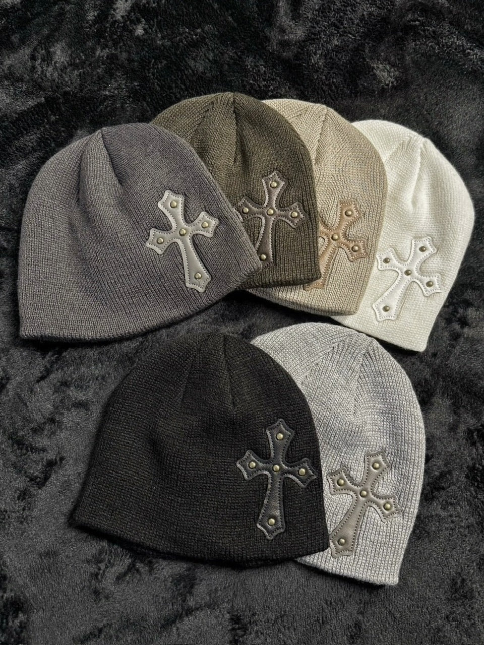 受注制【Never mind the XU】cross beanie (6color)