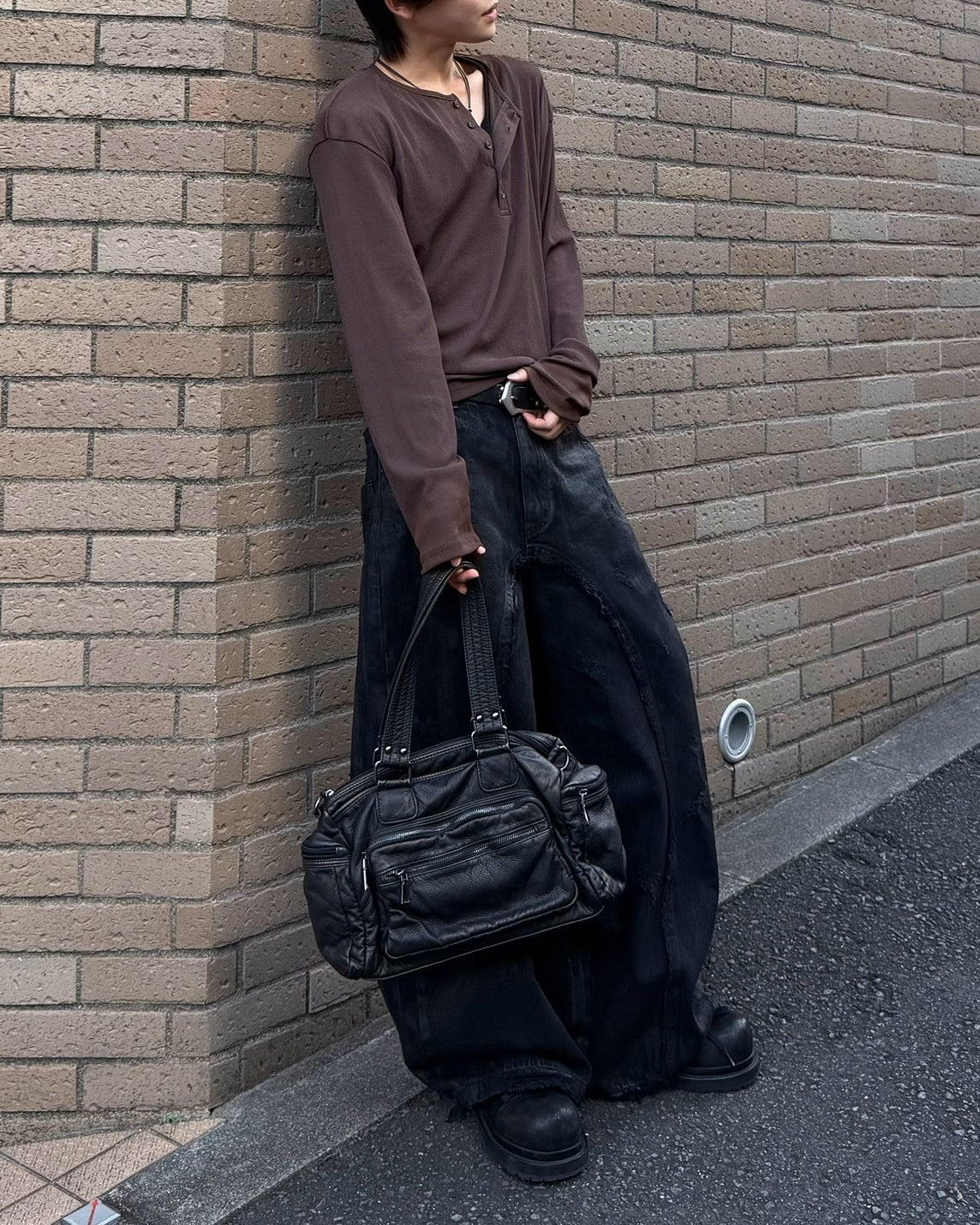 受注制【OaKS】multi pocket vintage bag
