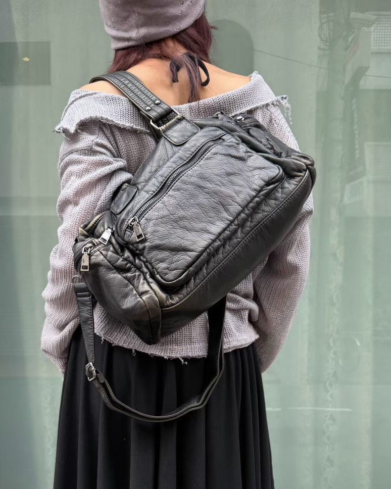 受注制【OaKS】multi pocket vintage bag