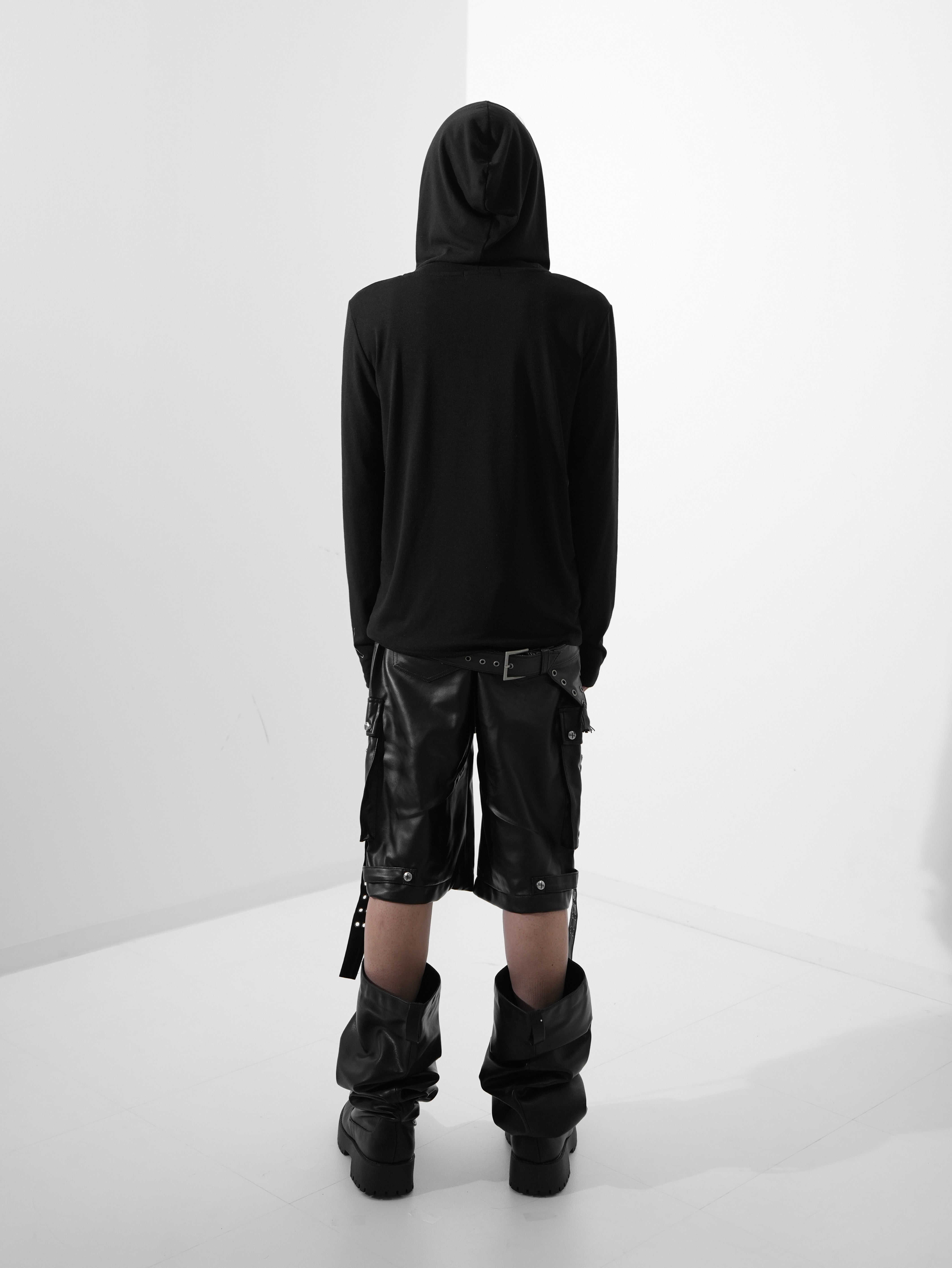 【Rosen Kreuz】SCRIPT LOGO HENLEY HOODIE