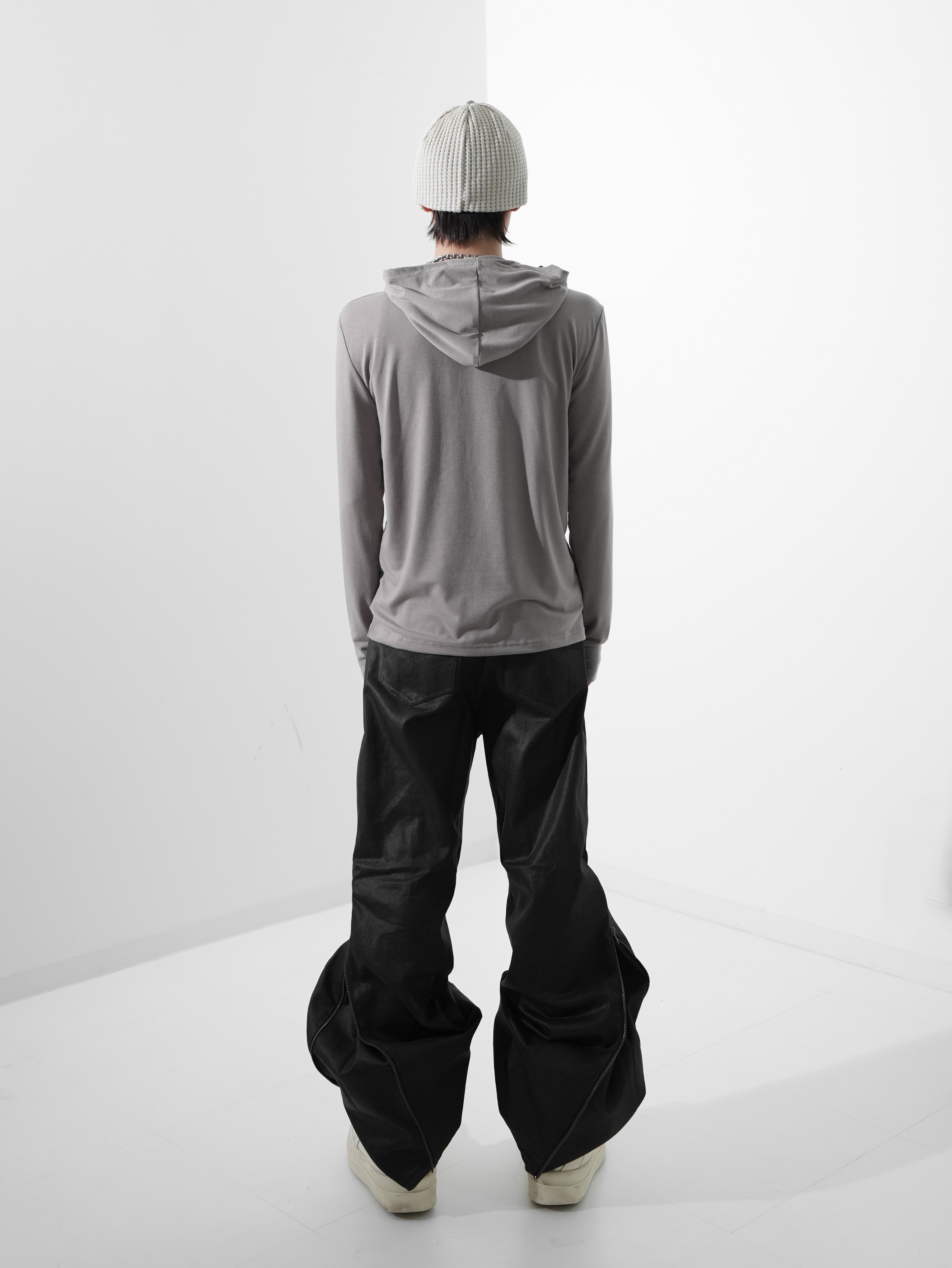 【Rosen Kreuz】SCRIPT LOGO HENLEY HOODIE