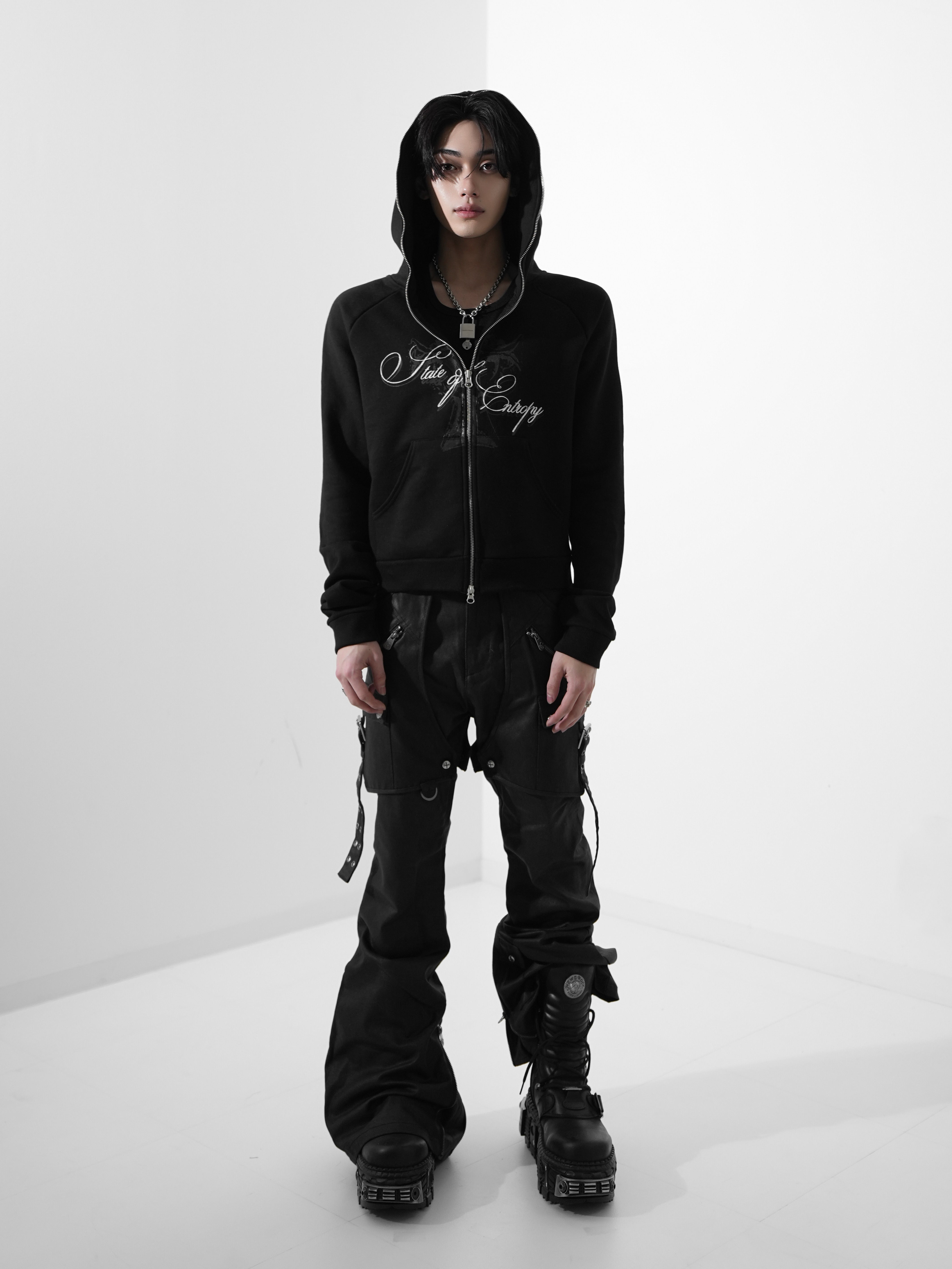 【Rosen Kreuz】GUILTY CROSS SLIM ZIP UP HOODIE