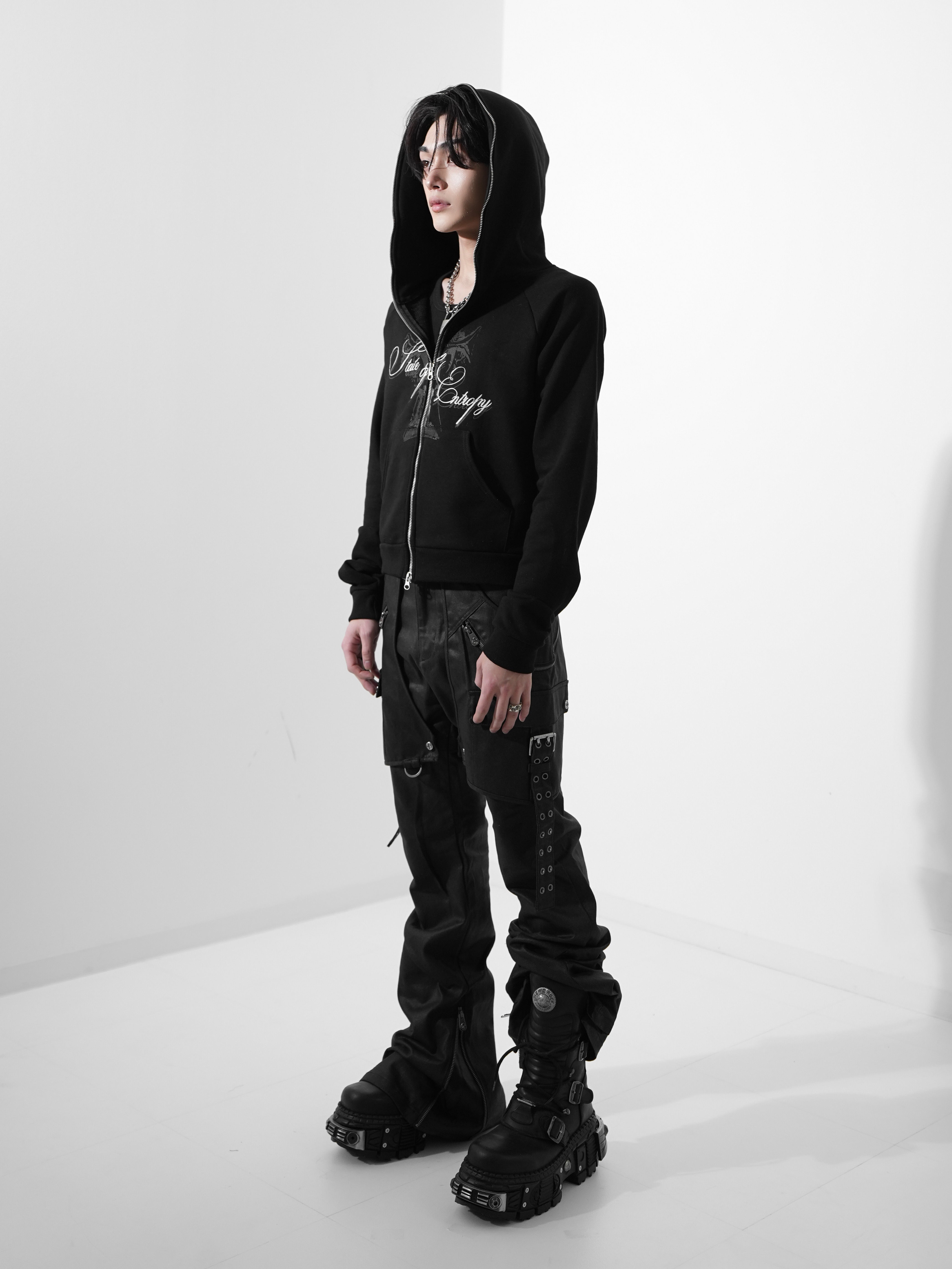 【Rosen Kreuz】GUILTY CROSS SLIM ZIP UP HOODIE