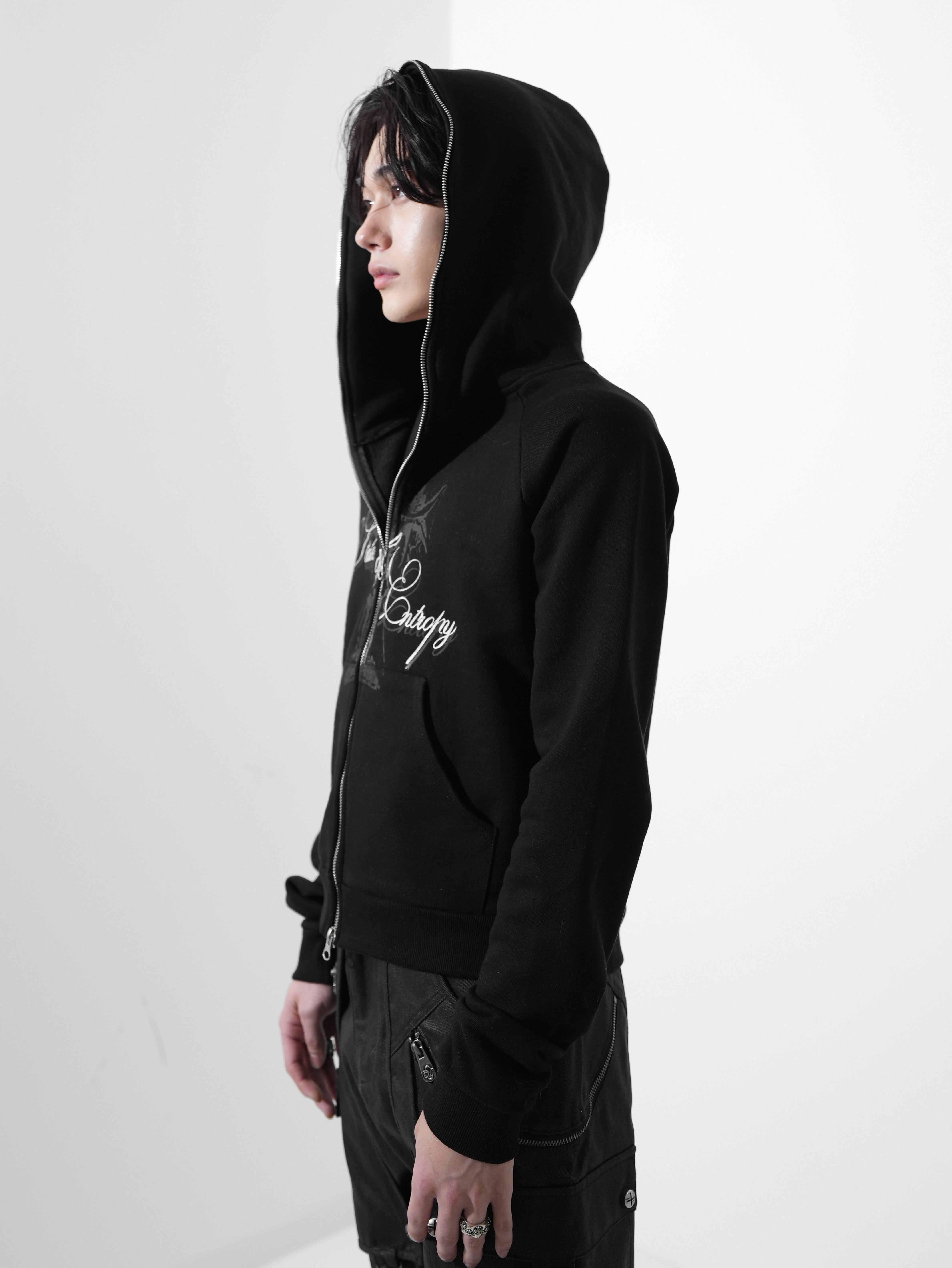 【Rosen Kreuz】GUILTY CROSS SLIM ZIP UP HOODIE