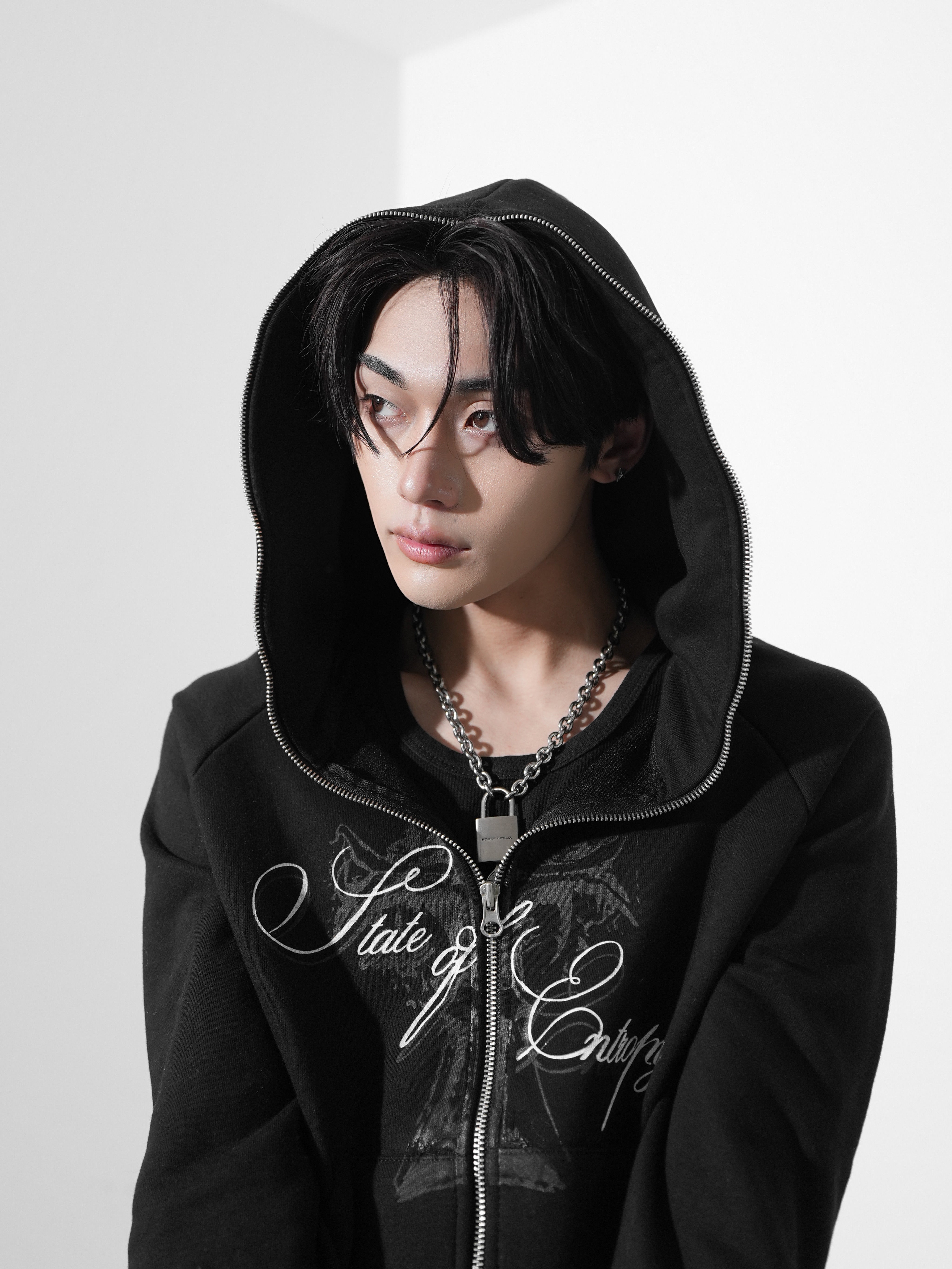 【Rosen Kreuz】GUILTY CROSS SLIM ZIP UP HOODIE