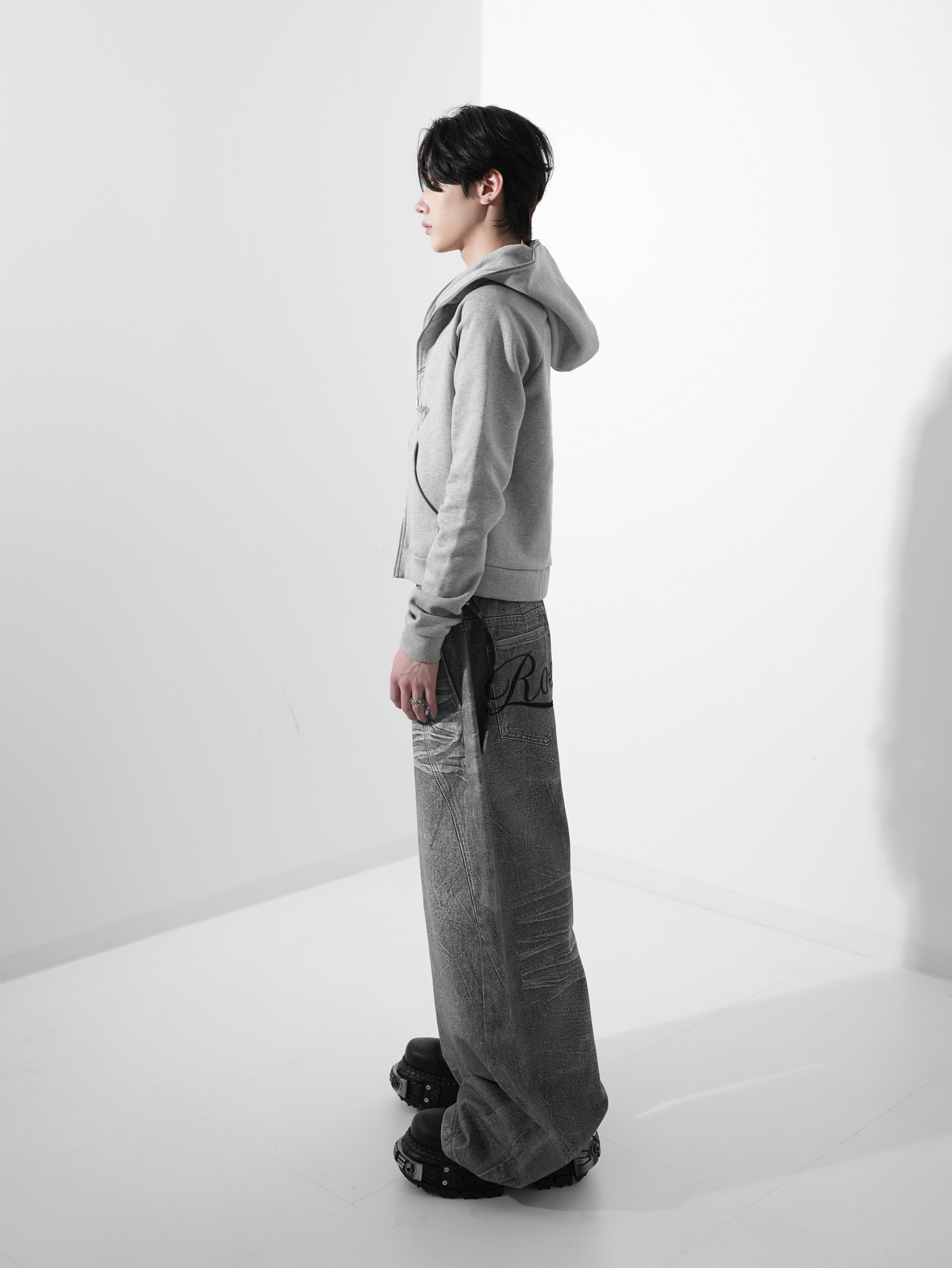 【Rosen Kreuz】GUILTY CROSS SLIM ZIP UP HOODIE