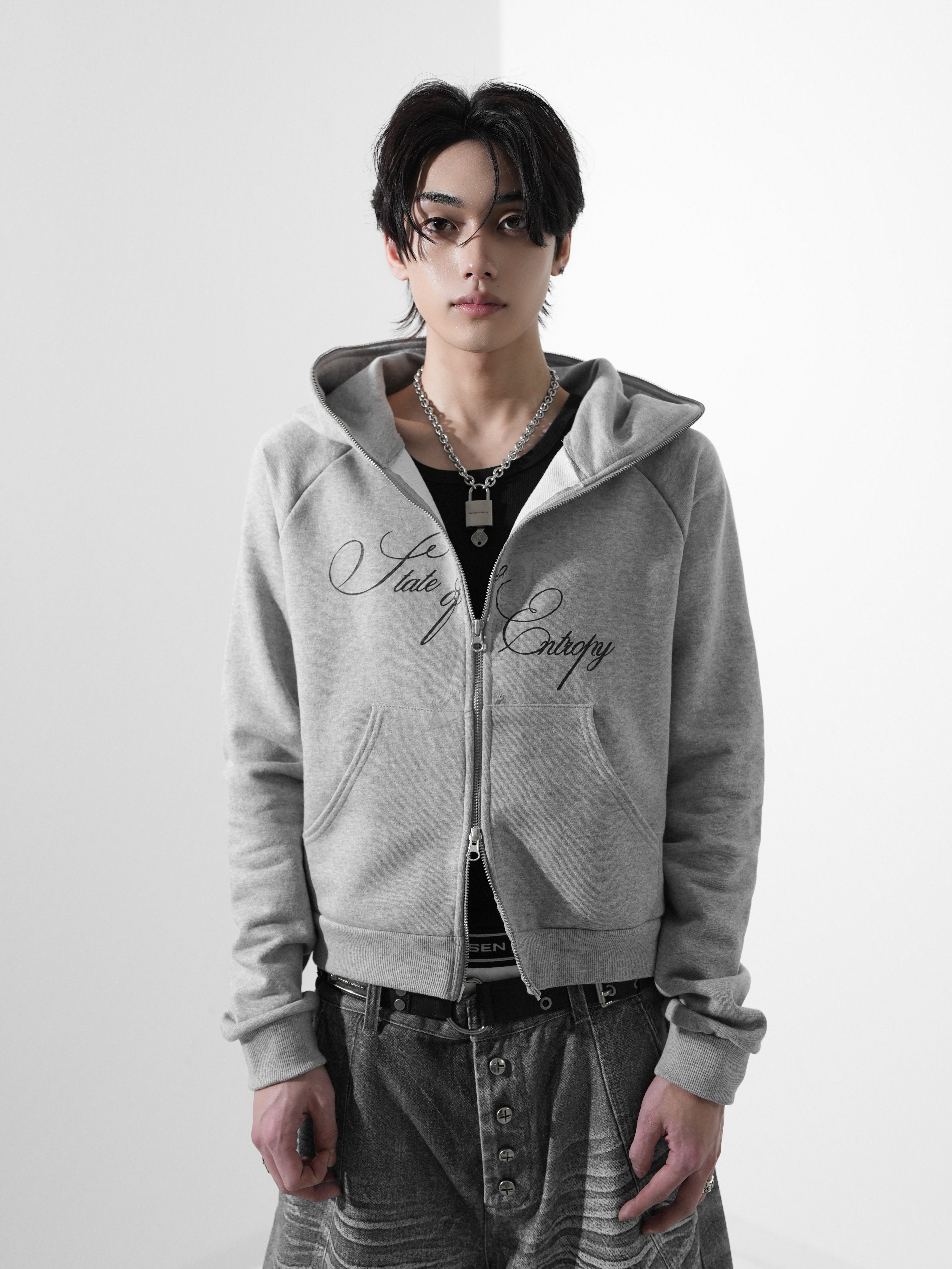 【Rosen Kreuz】GUILTY CROSS SLIM ZIP UP HOODIE