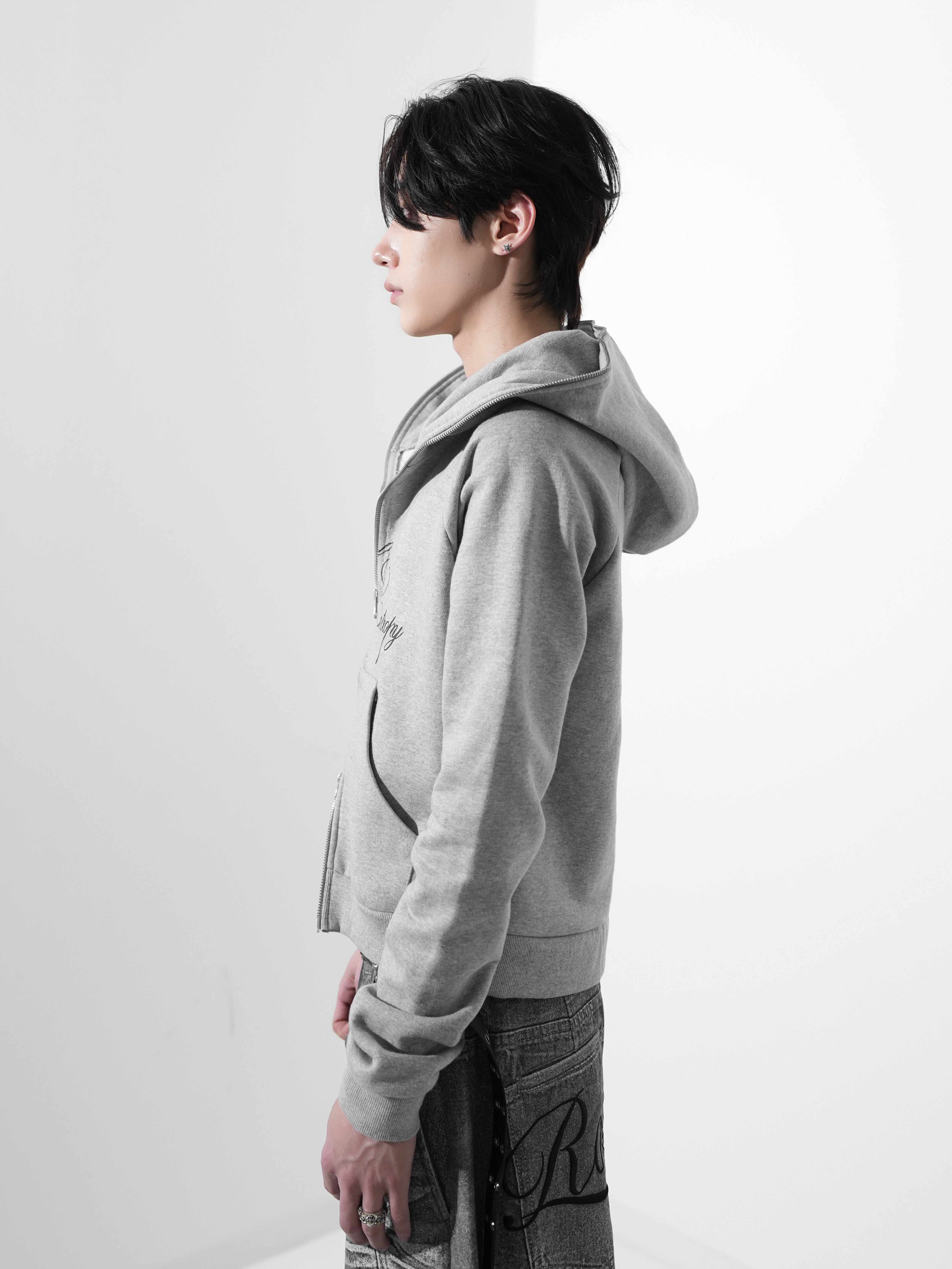 【Rosen Kreuz】GUILTY CROSS SLIM ZIP UP HOODIE
