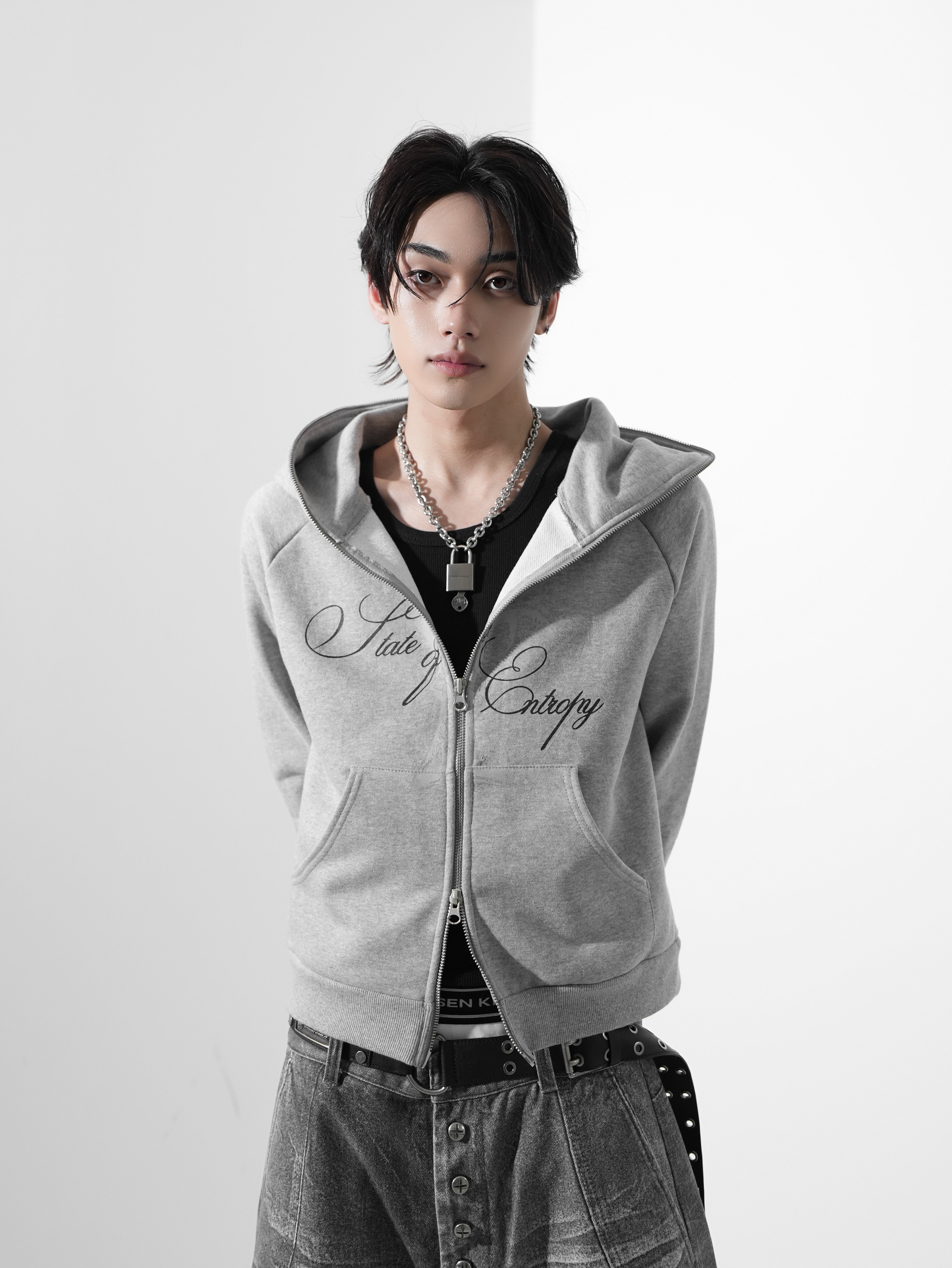 【Rosen Kreuz】GUILTY CROSS SLIM ZIP UP HOODIE