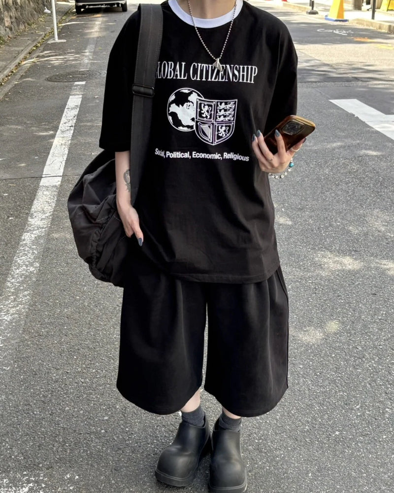 受注制【youll】global linger tee (2color)