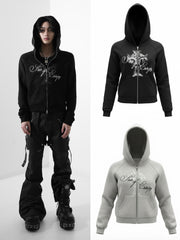 【Rosen Kreuz】GUILTY CROSS SLIM ZIP UP HOODIE