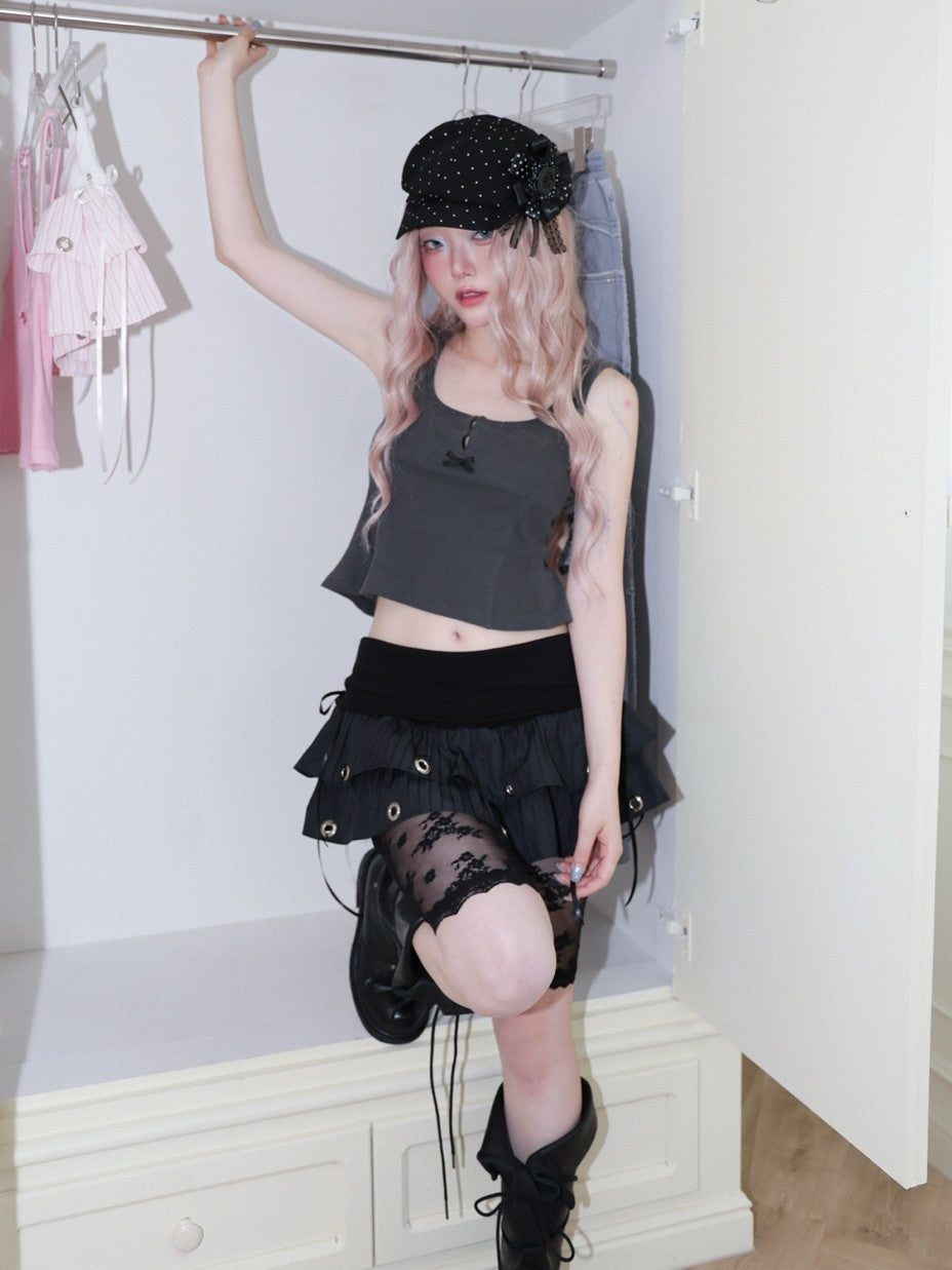 【CHERRYQUIRI】Hook Line Sleeveless