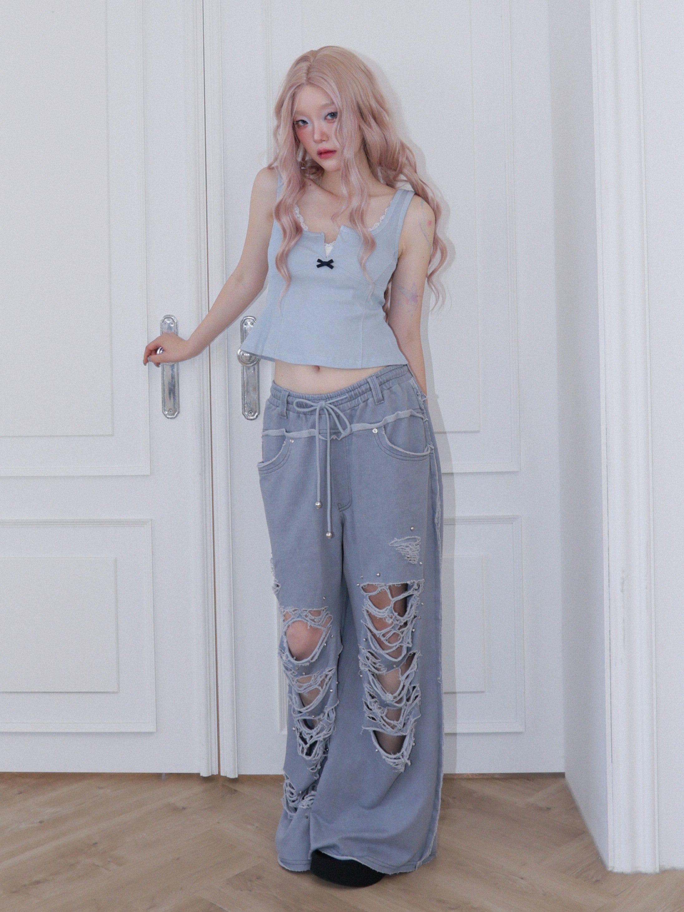 【CHERRYQUIRI】Hook Line Sleeveless