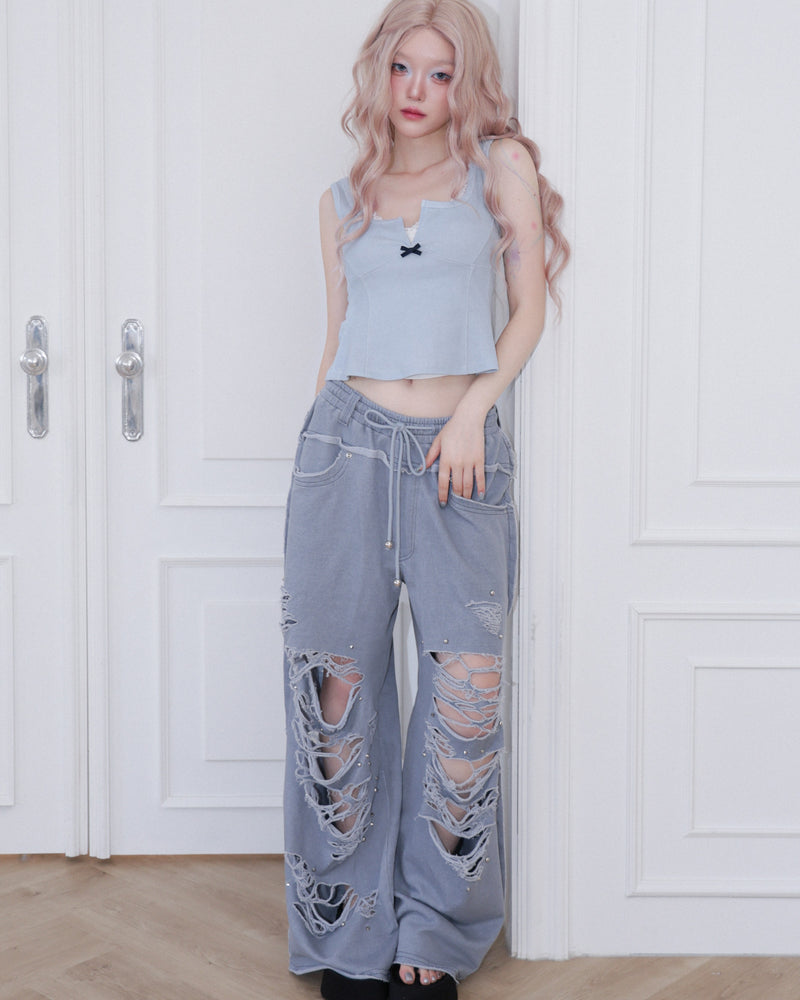 【CHERRYQUIRI】Hook Line Sleeveless