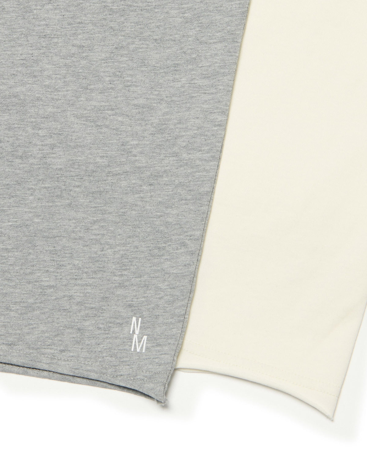 【NOMANUAL】LAYERED ROUGH LONG SLEEVE TEE