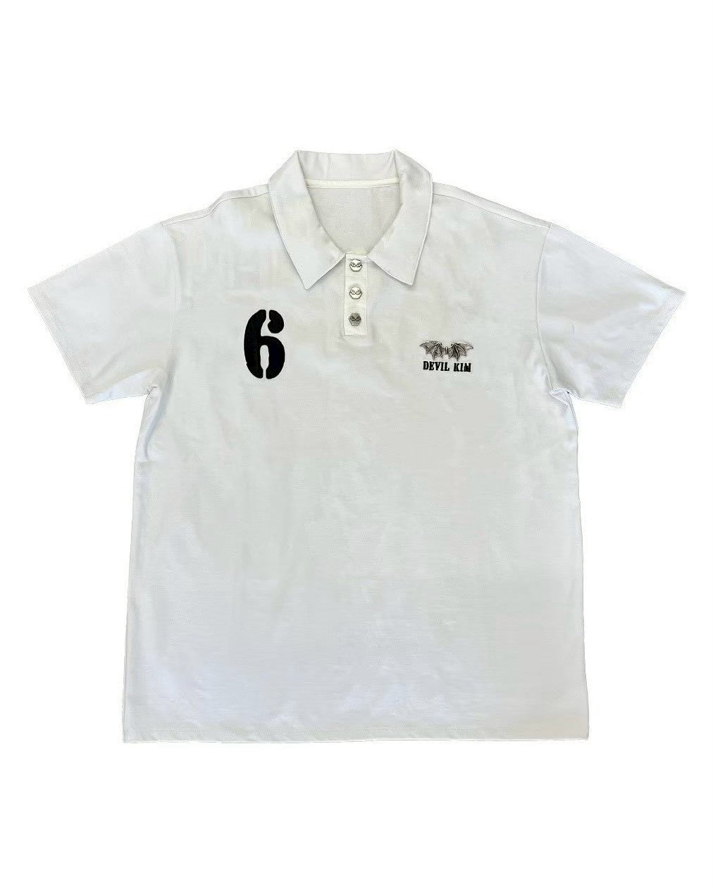 【DEVIL KIM】NUMBER 6 POLO SHIRT