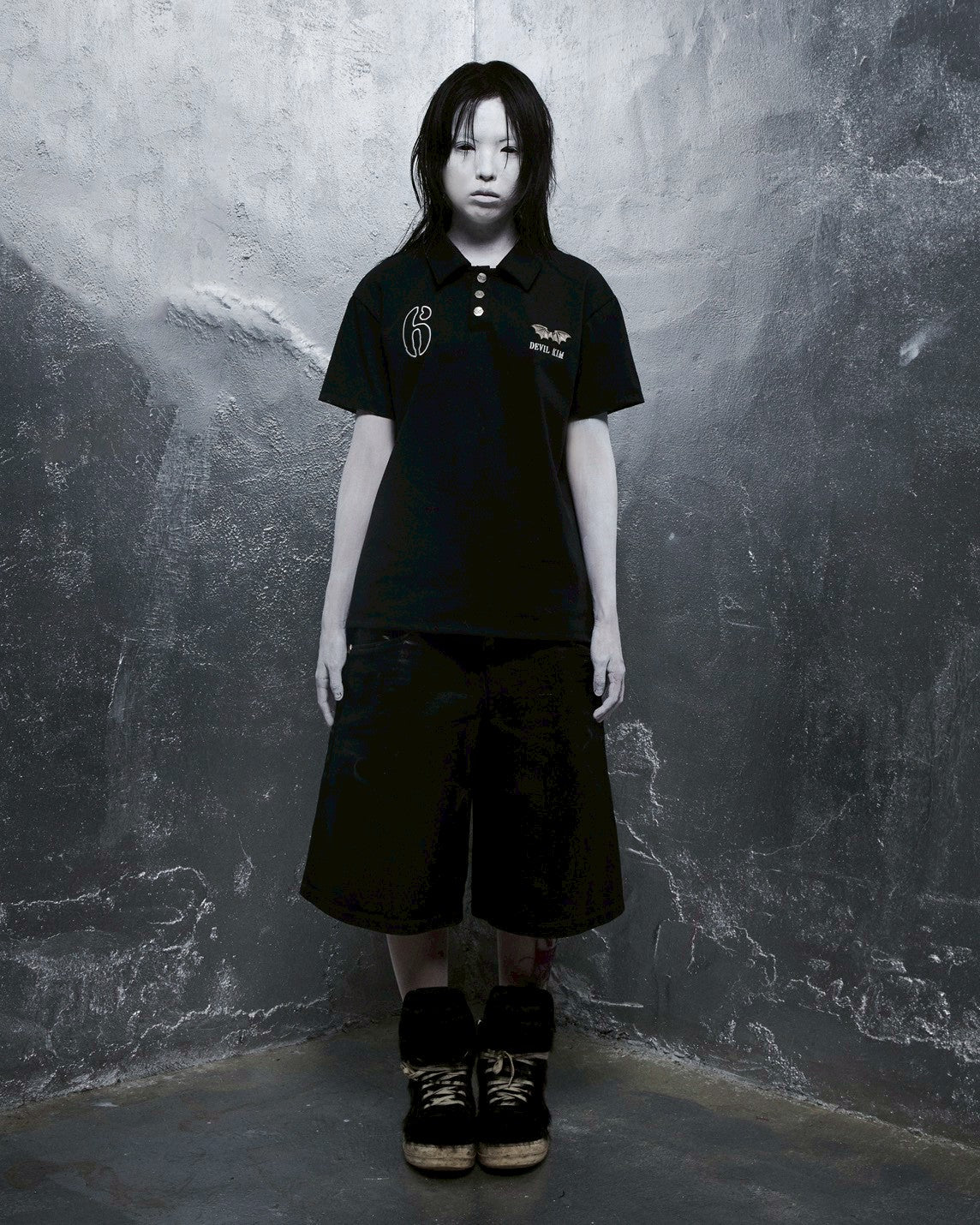 【DEVIL KIM】NUMBER 6 POLO SHIRT