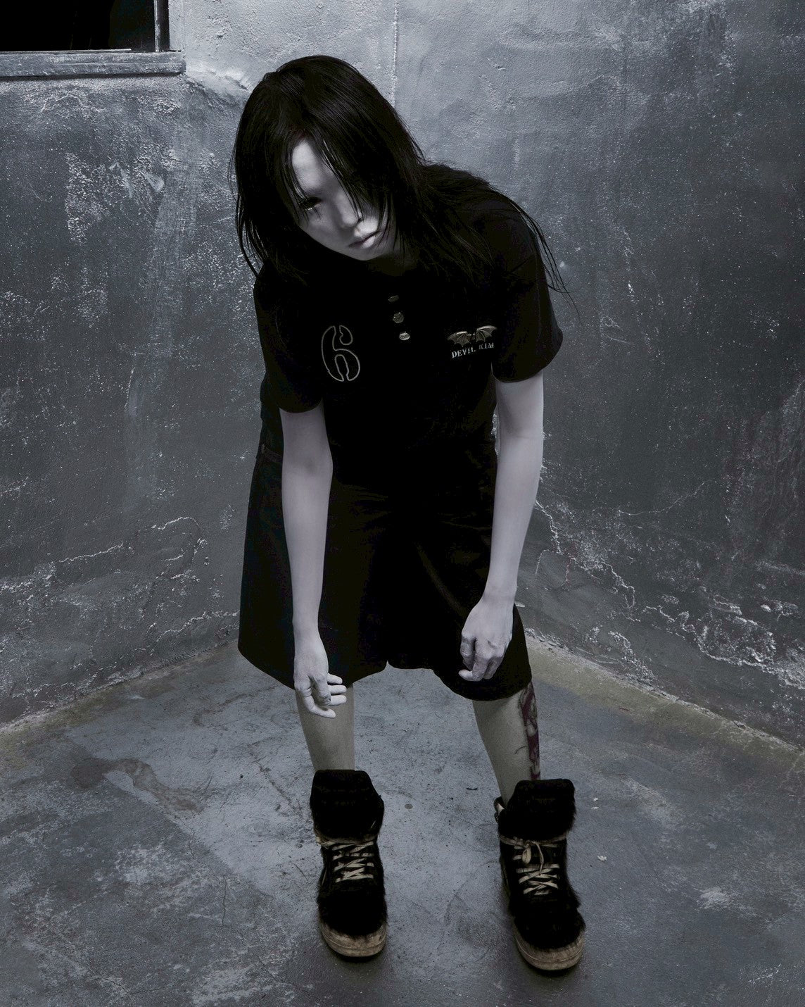 【DEVIL KIM】NUMBER 6 POLO SHIRT