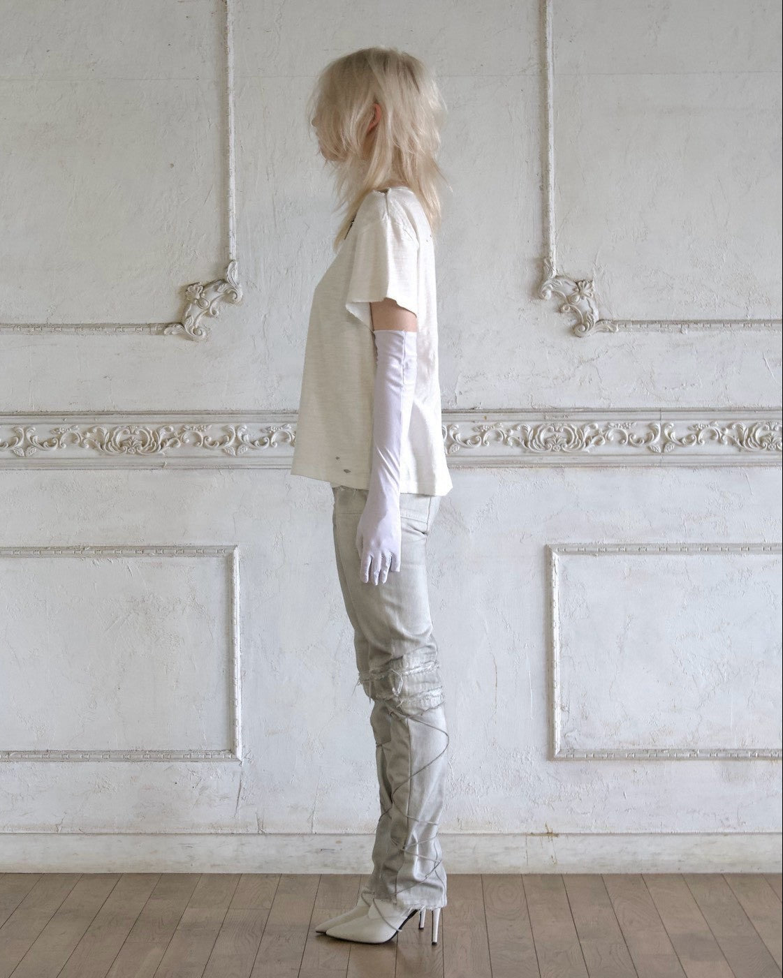 【YIKAI LABORATORY】Lorraine cross symbol t-shirt