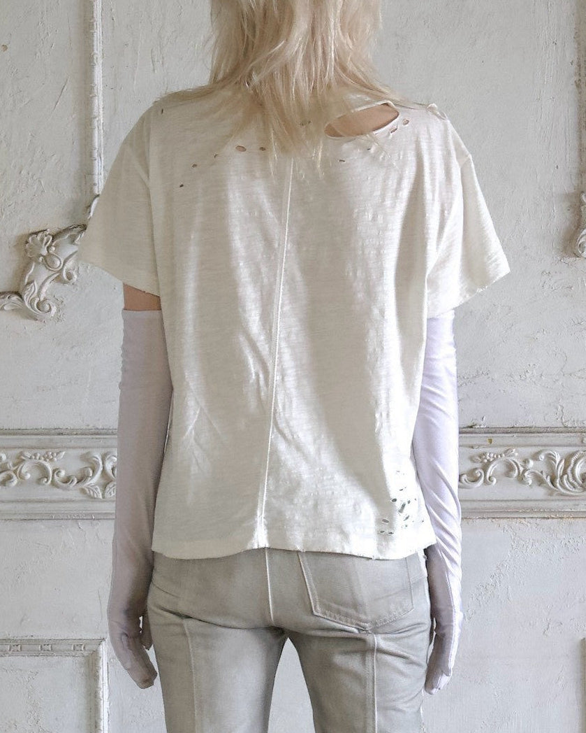 【YIKAI LABORATORY】Lorraine cross symbol t-shirt