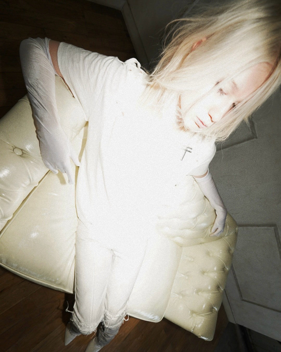 【YIKAI LABORATORY】Lorraine cross symbol t-shirt