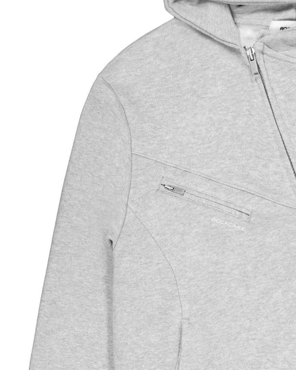 【ROCK CAKE】Asymmetry Zip Up Hoodie