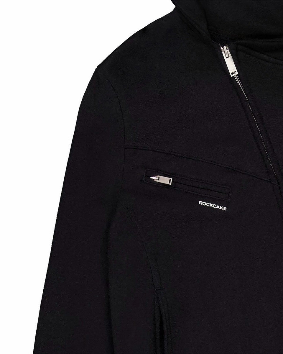 【ROCK CAKE】Asymmetry Zip Up Hoodie