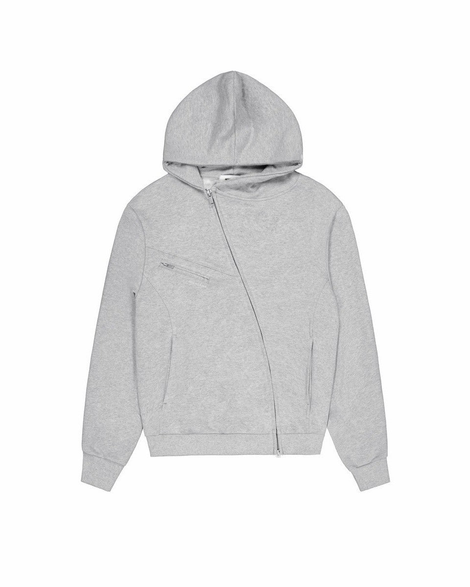 【ROCK CAKE】Asymmetry Zip Up Hoodie
